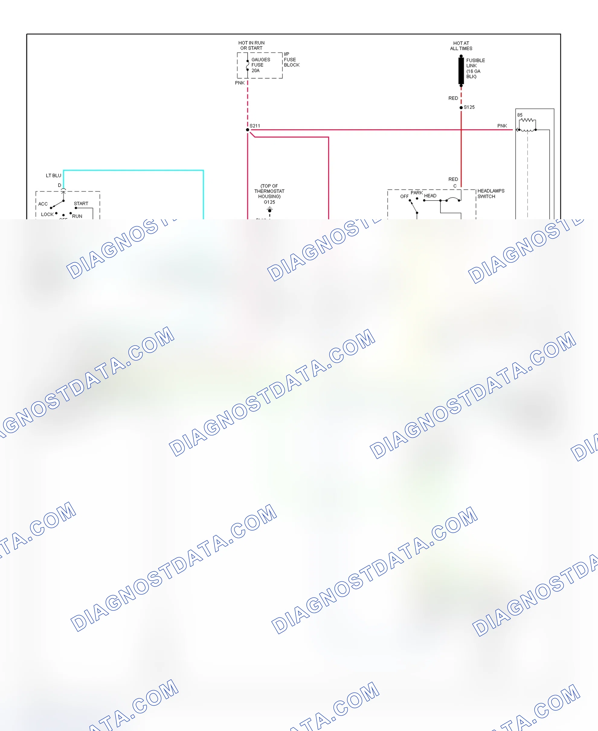 Scheme 22: Forward Control (Motorhome Chassis - With Single Head Lights & Daytime Running Lights)