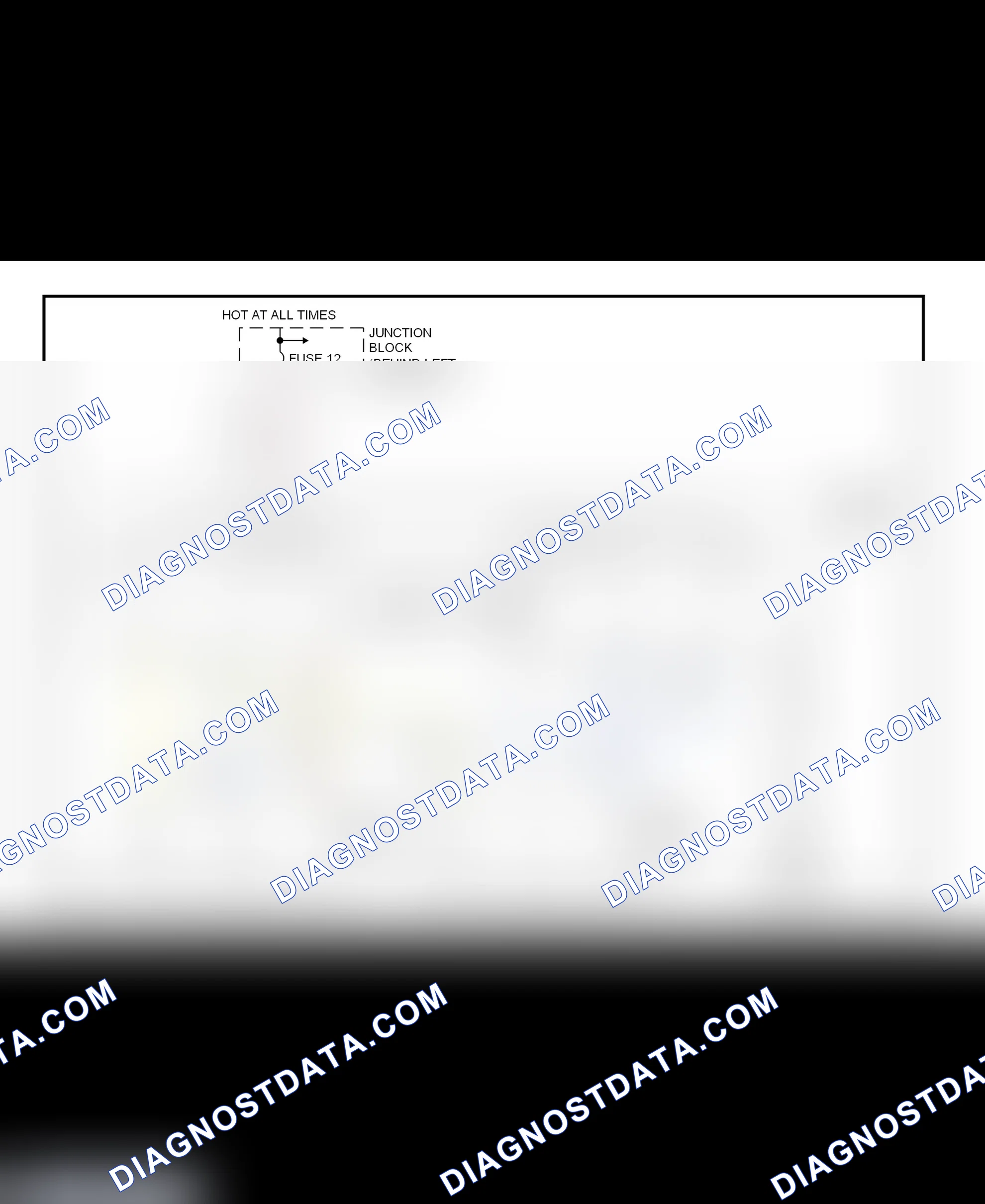 Scheme 5: Power Mirror System Wiring Diagram (Ram Van & Ram Wagon)