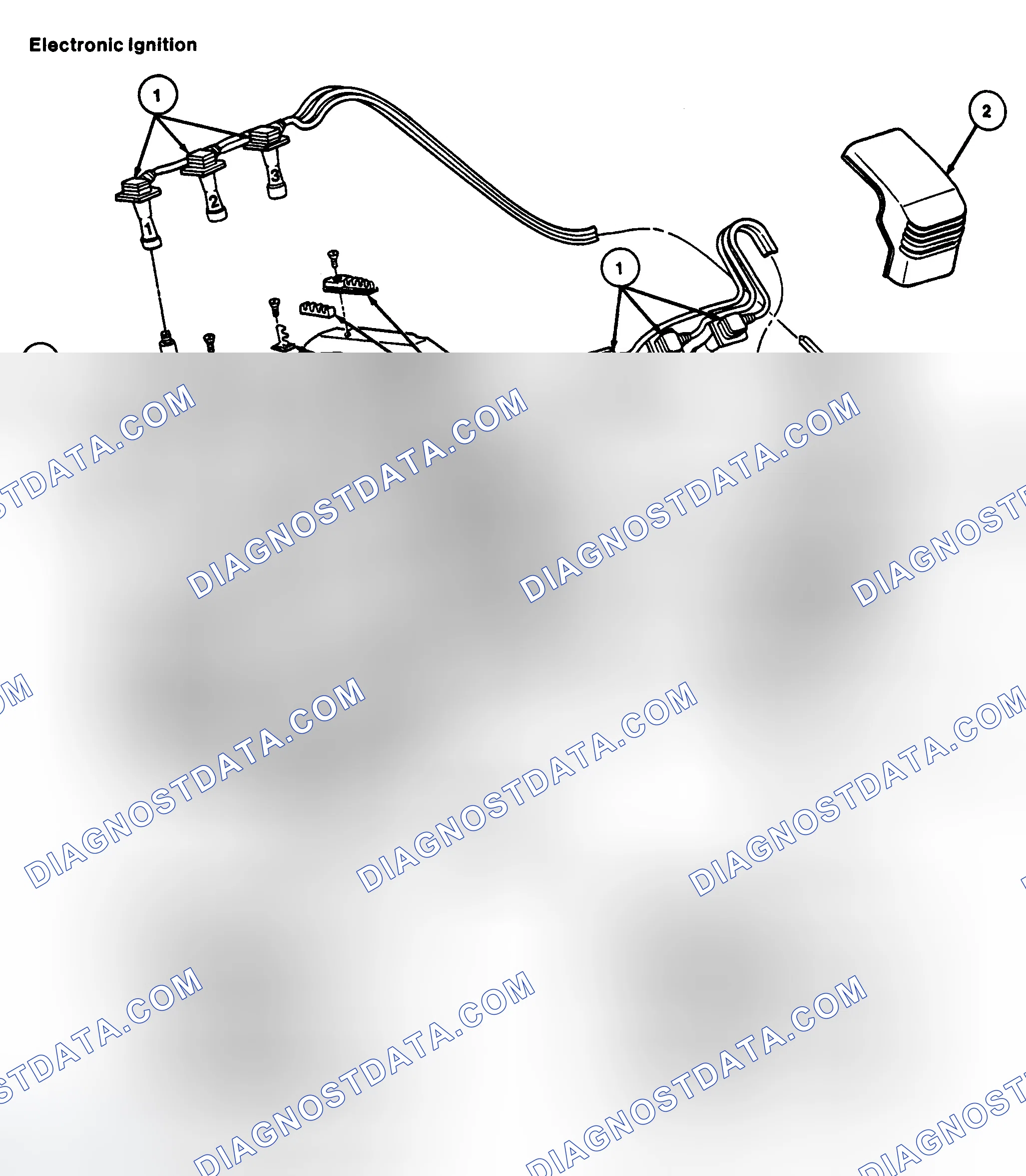 Scheme 3: Spark Plug Wire Routing (3.0L SHO)