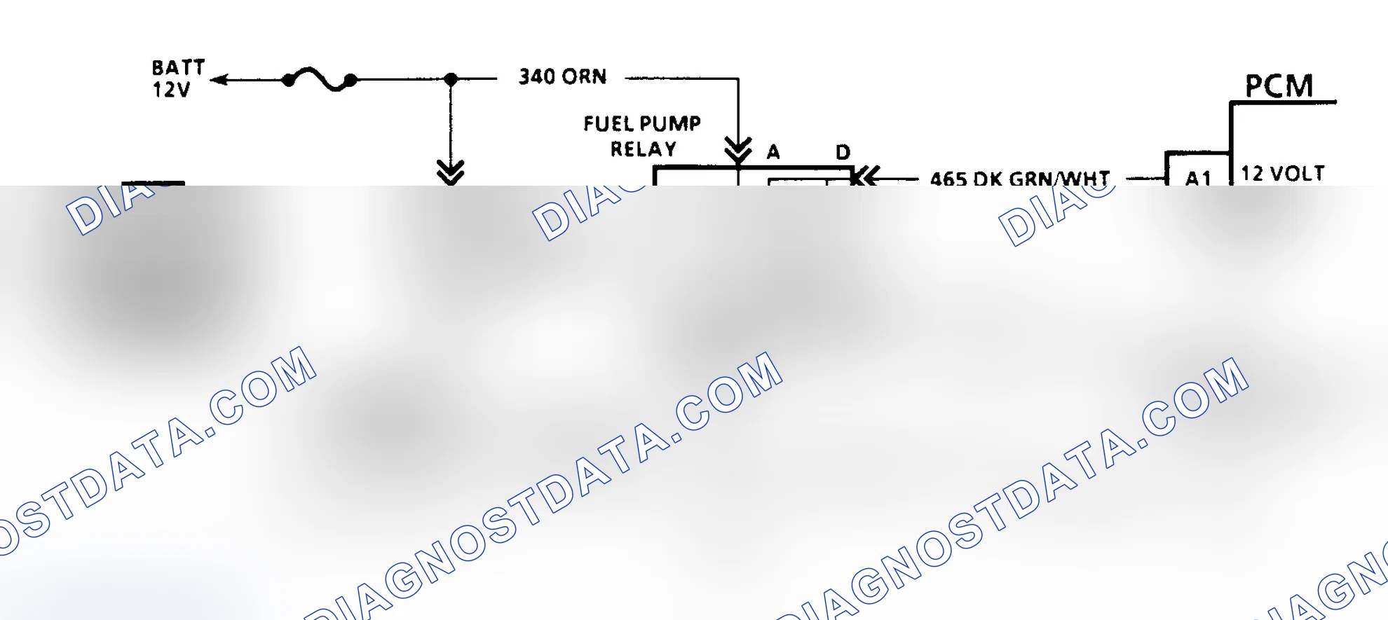 Scheme 66: Code 54 Schematic (G Series W/4L80-E Trans.) Fuel Pump Circuit