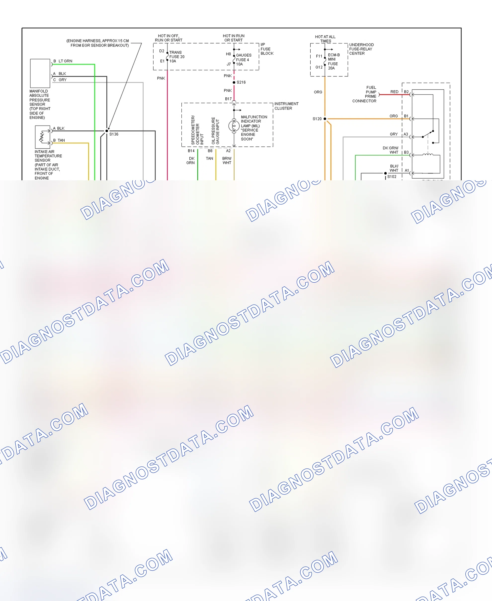 Scheme 7: VCM Wiring Diagram (5.0L & 5.7L - 3 Of 4)