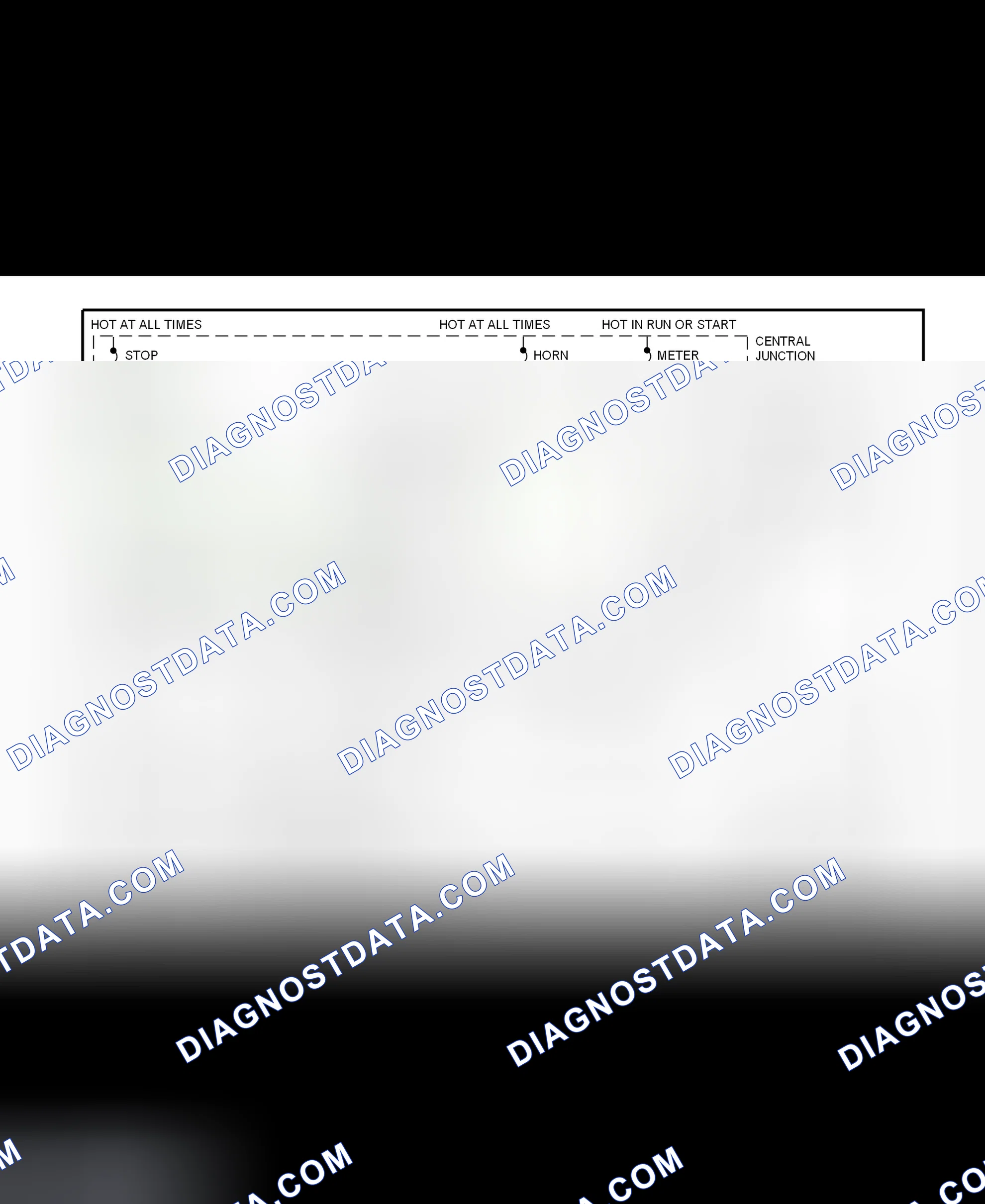 Fig. 18: Shift Interlock System Wiring Diagram (Escort ZX2 Coupe)
