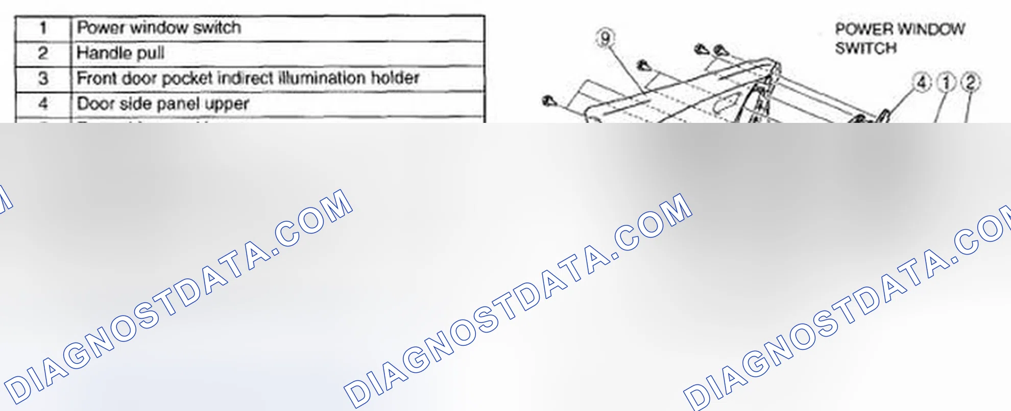 Scheme 66: FRONT DOOR TRIM DISASSEMBLY/ASSEMBLY