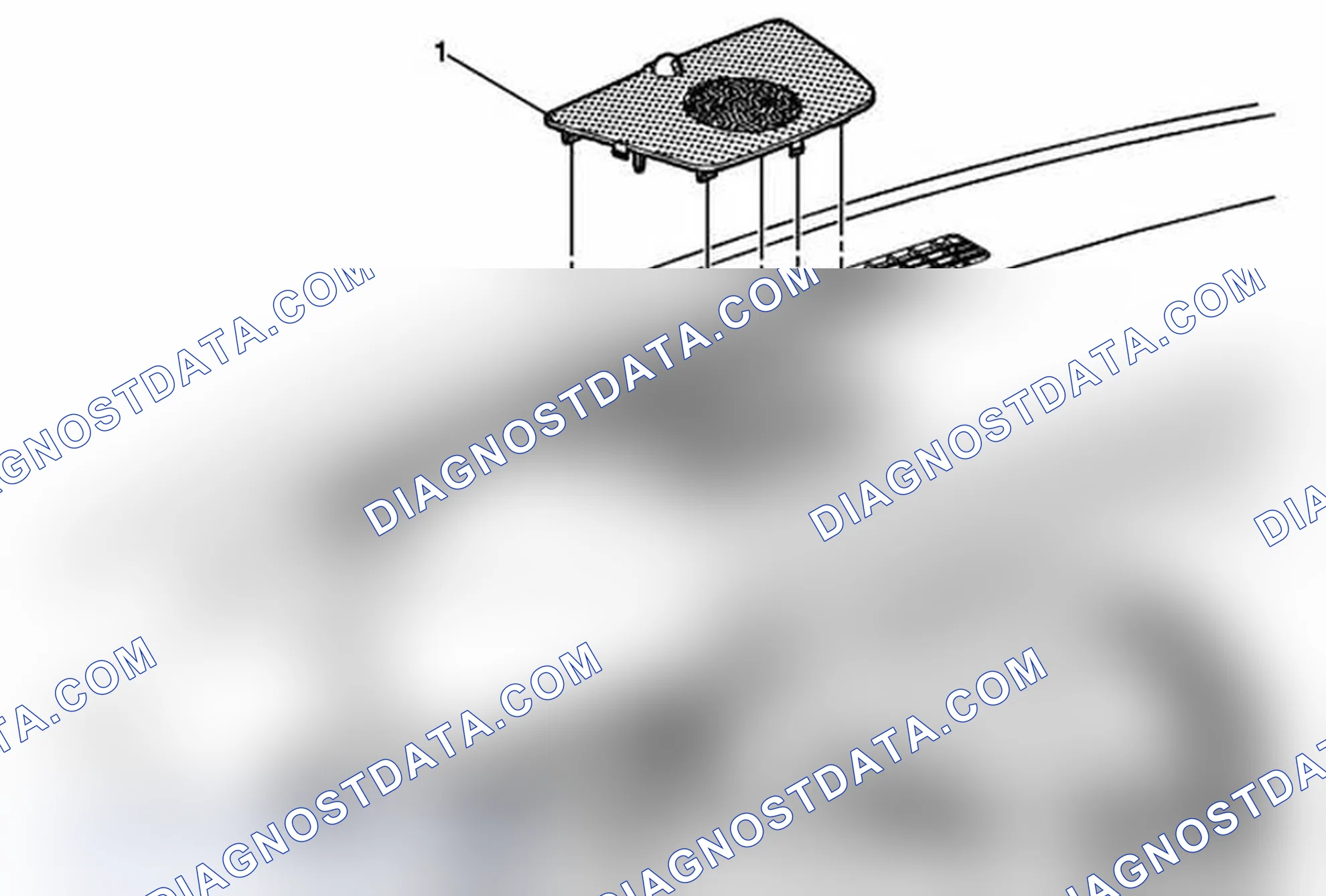 Scheme 40: Radio Front Speaker Grille Replacement