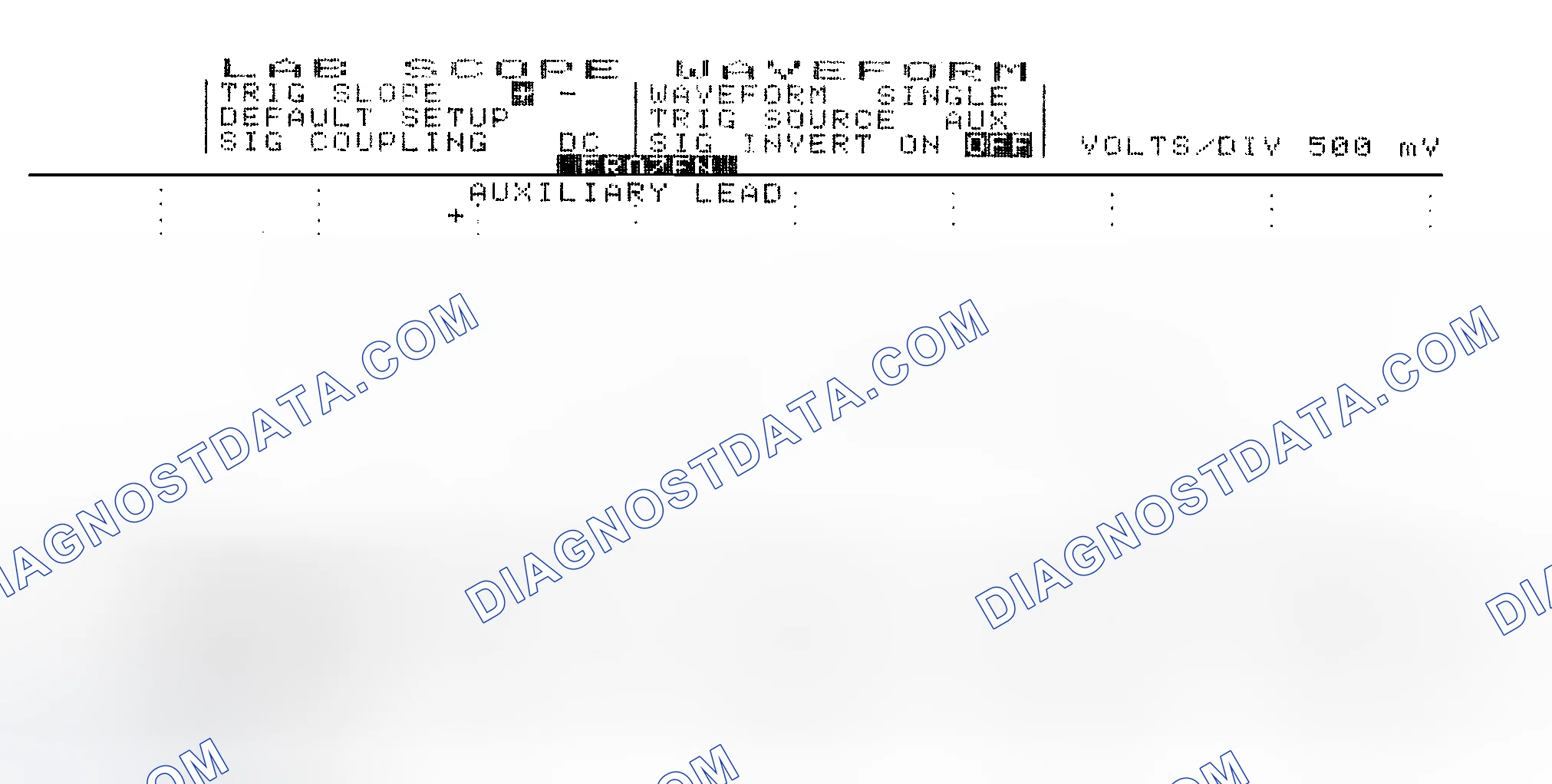 Scheme 14: Single Injector w/Excessive Current Flow - Current Pattern
