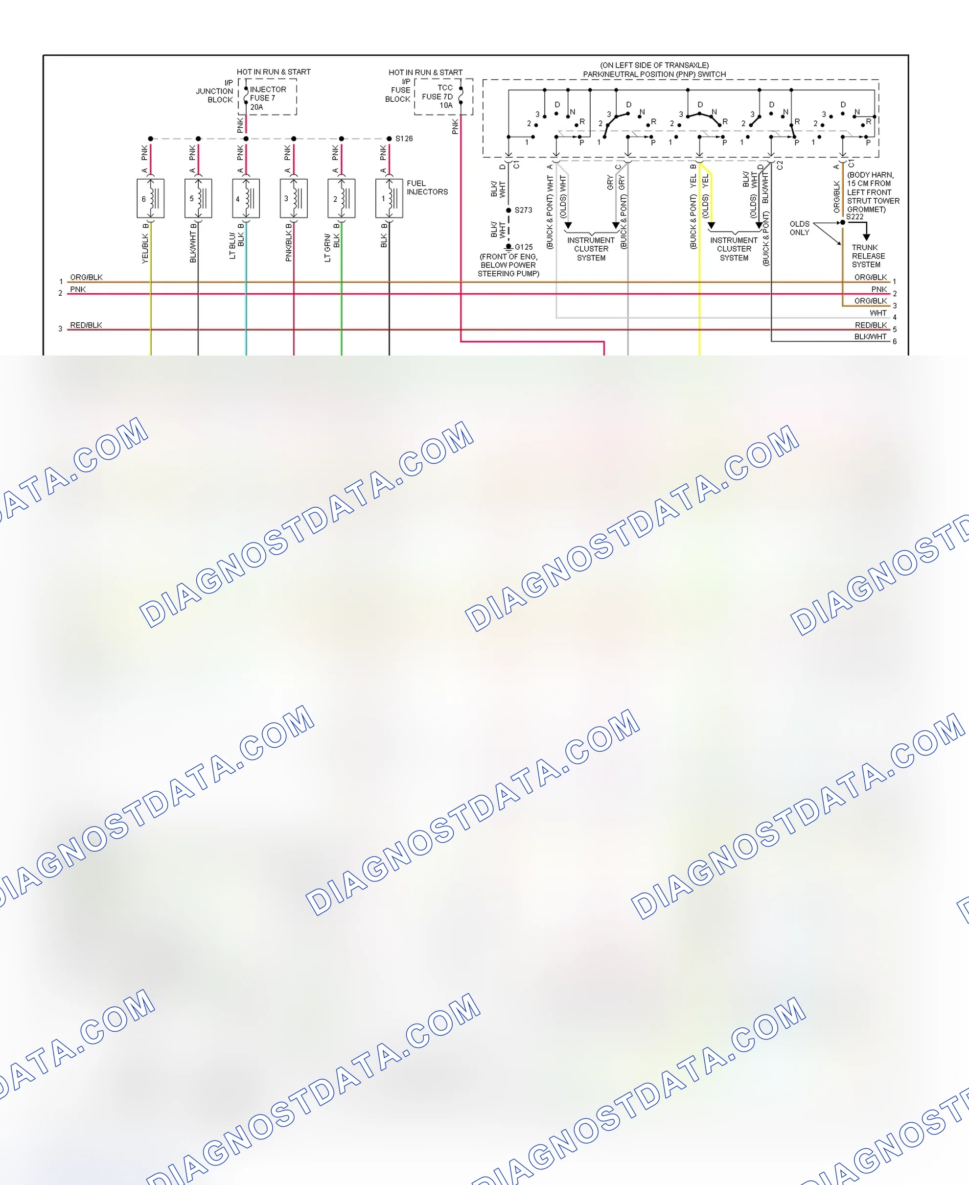 Scheme 20: PCM Wiring Diagram (Bonneville, Eighty Eight, LeSabre & LSS - 3.8L - 2 Of 4)