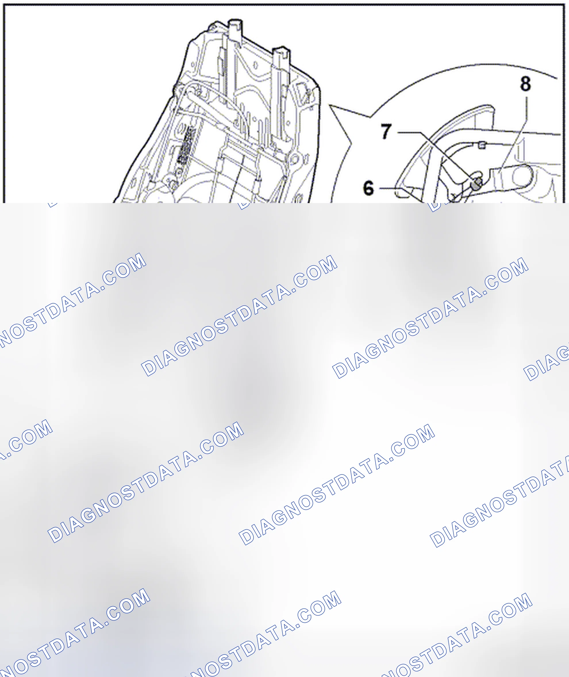 Scheme 83: BACKREST RELEASE, 2-DOOR