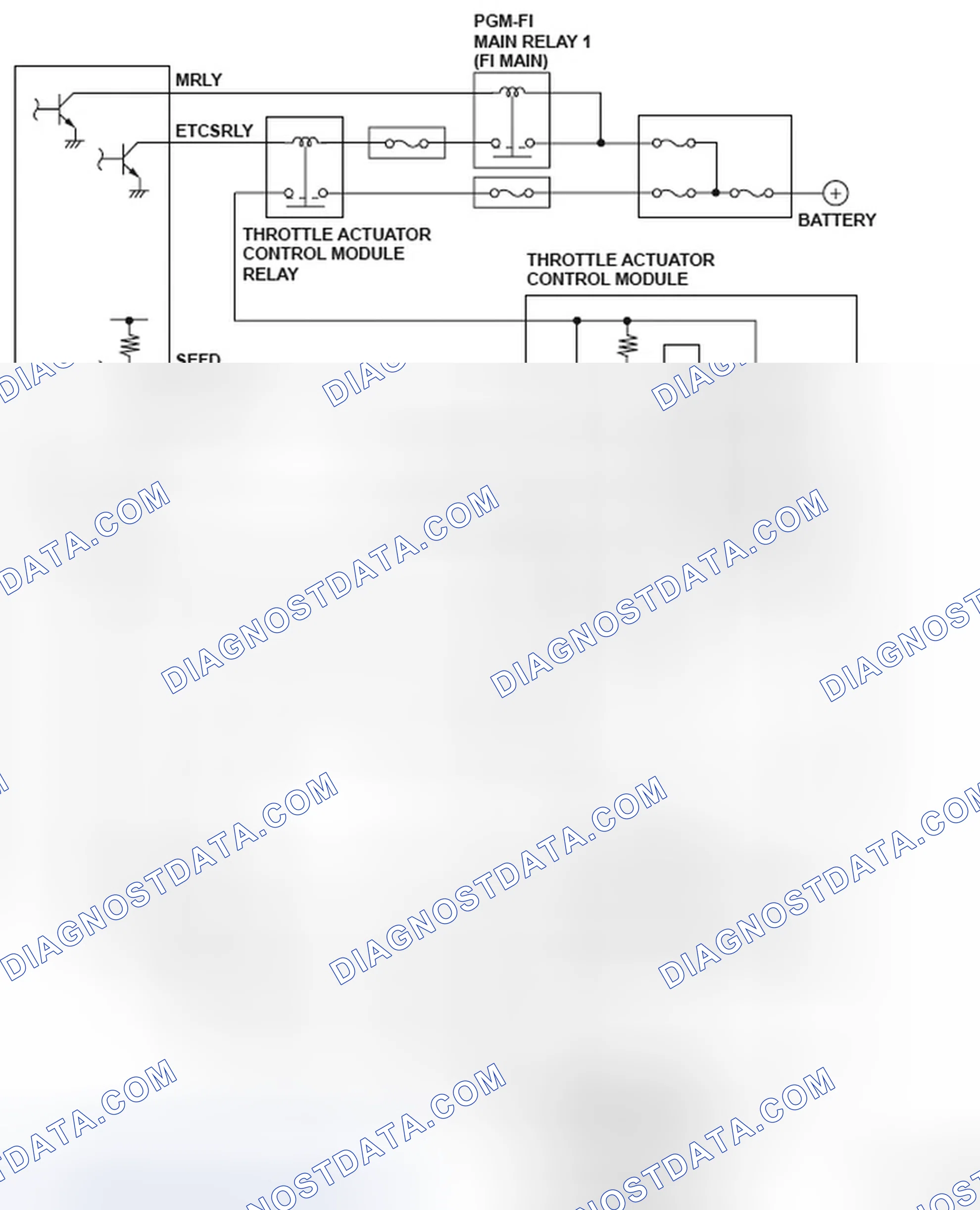 Scheme 172: Throttle Position (TP) Sensor A Circuit - Wiring Diagram