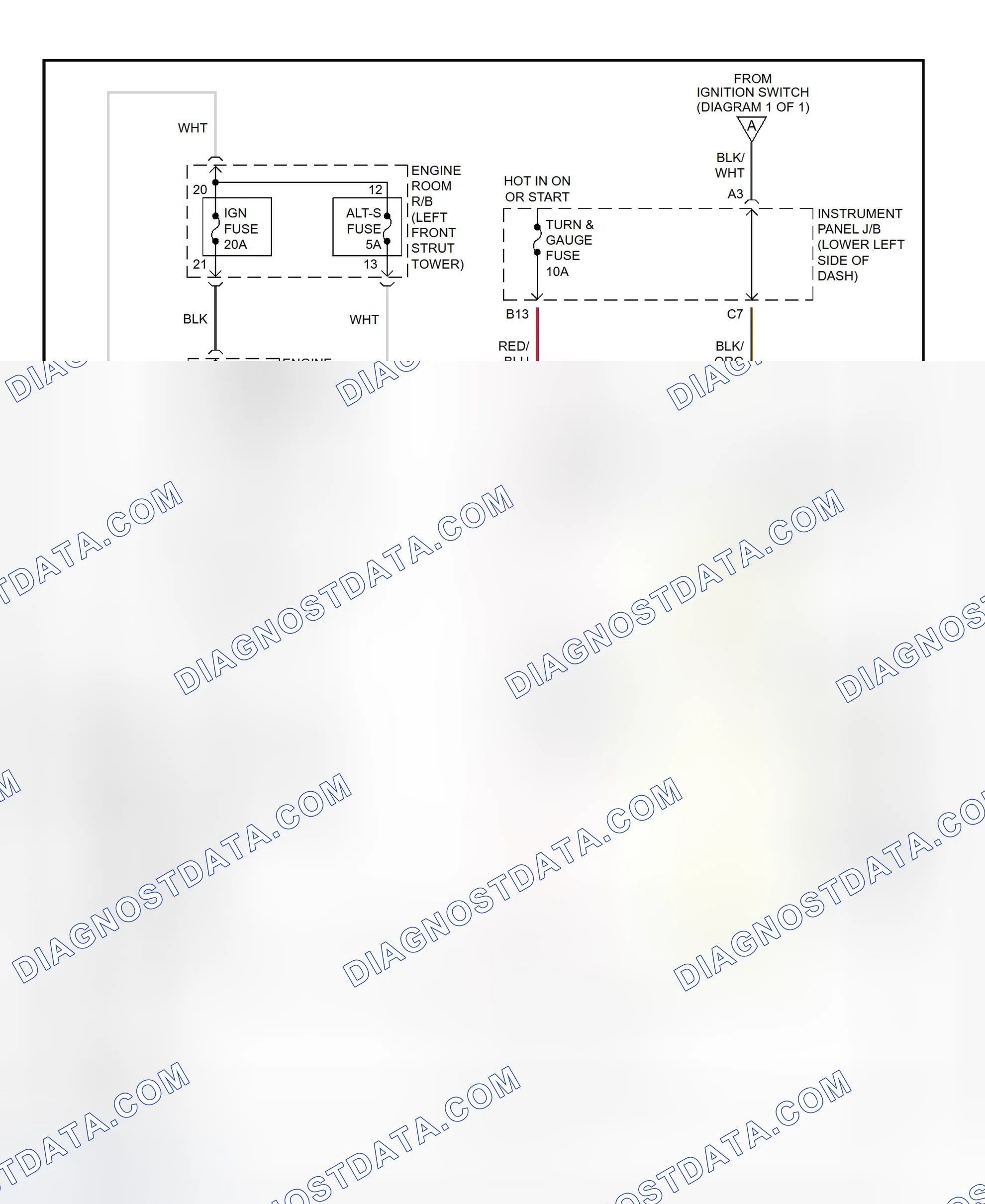 Scheme 11: Charging System Wiring Diagram (RAV4)