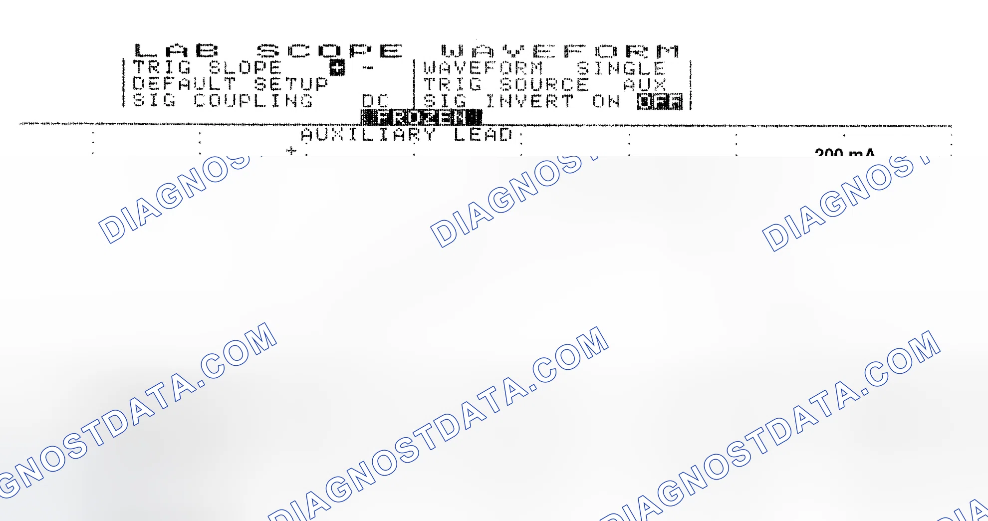 Scheme 13: Single Injector w/Normal Current Flow - Current Pattern
