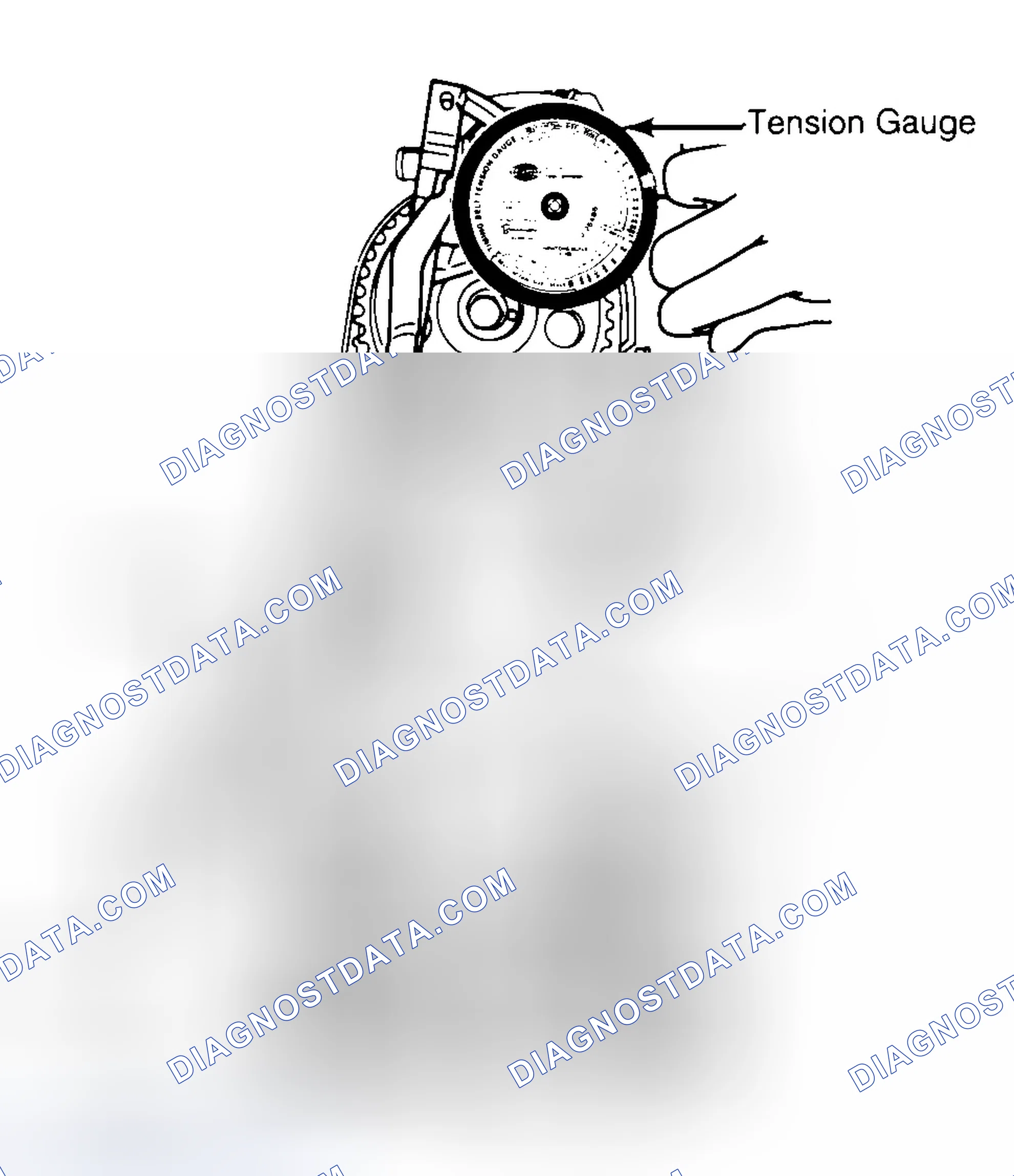 Scheme 3: Adjusting Typical Timing Belt Tension