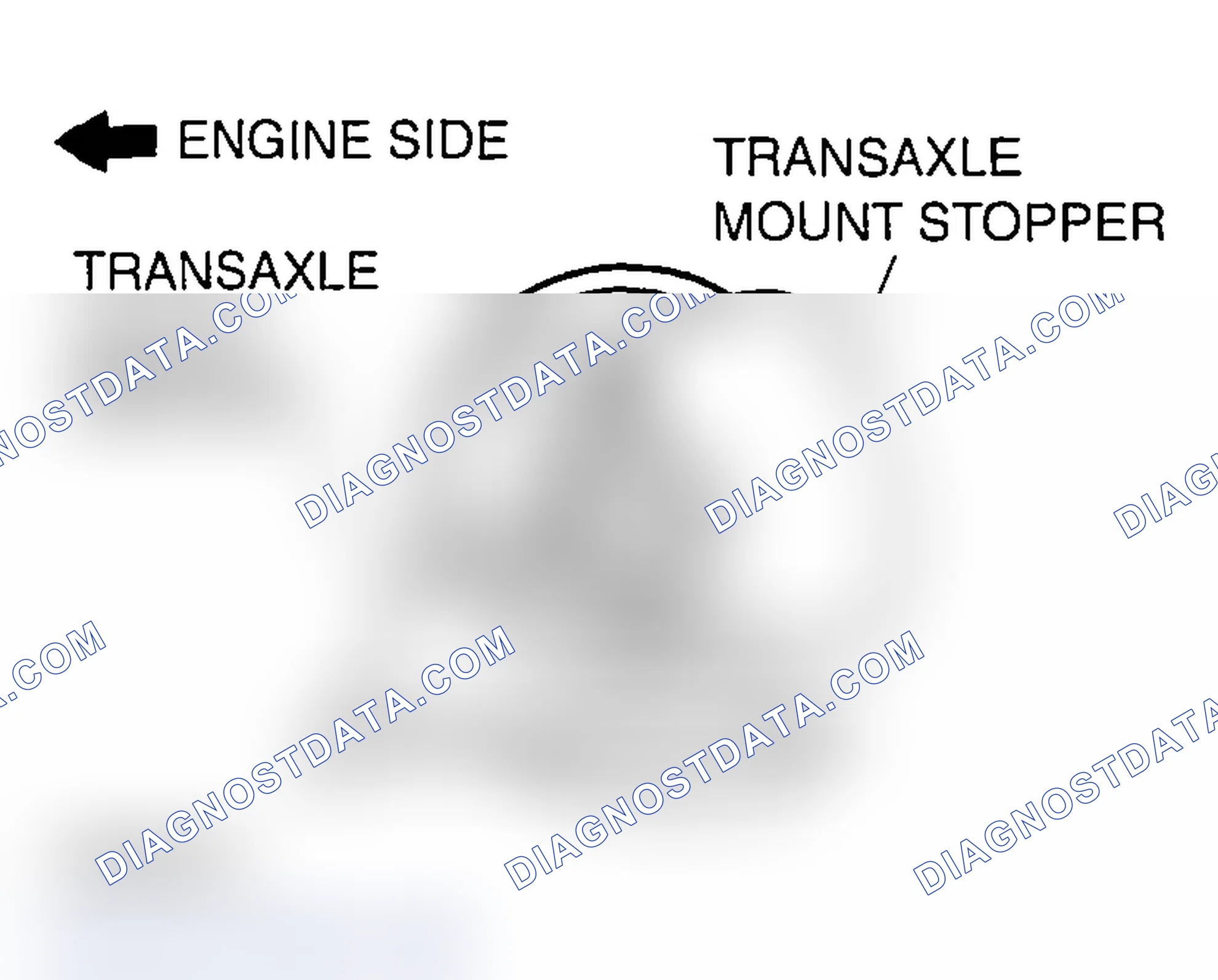 Scheme 1477: >>B<< TRANSAXLE MOUNT STOPPER INSTALLATION