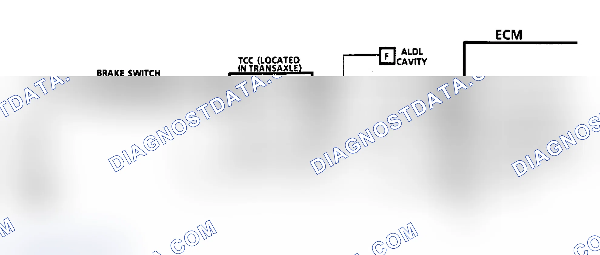 Scheme 293: Code 27 or 28: Gear Switch Ckts Diag (3.3L N Body W/125-C Trans)