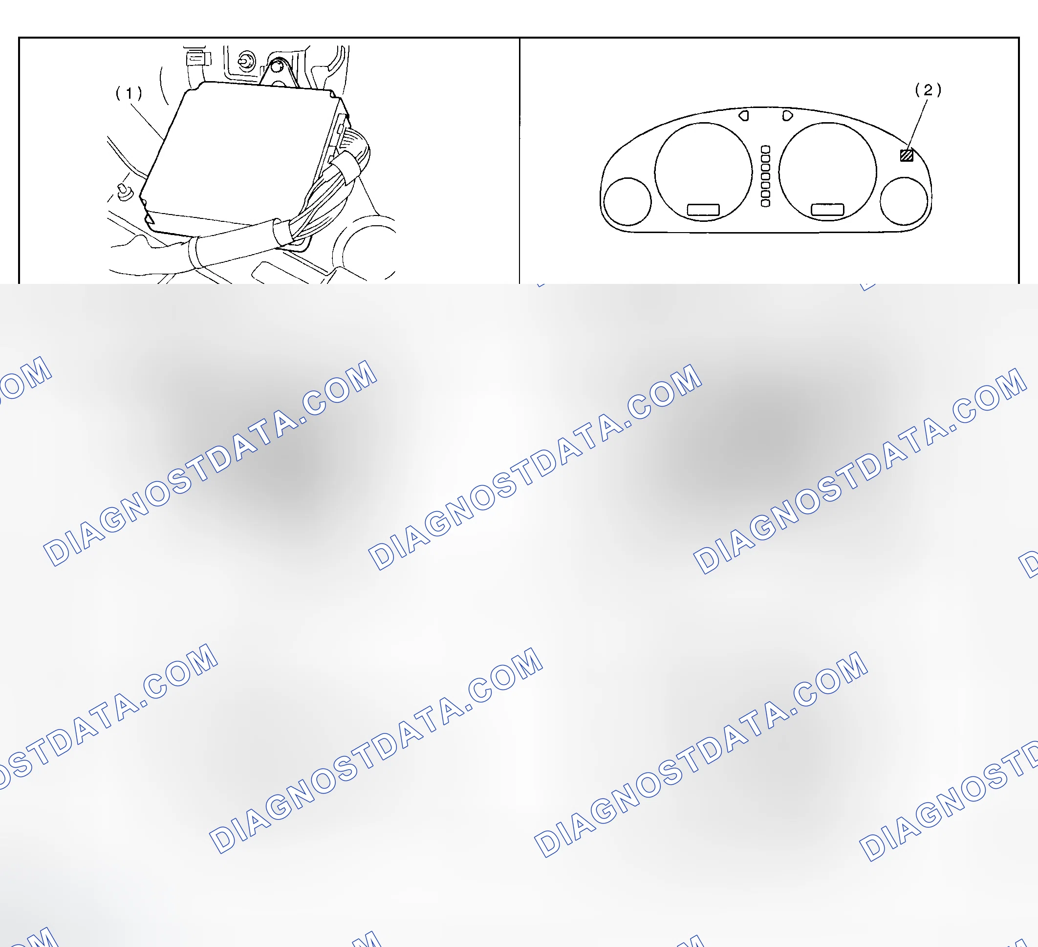 Scheme 718: Locating Electrical Components (Control Module Related - 2 Of 2)