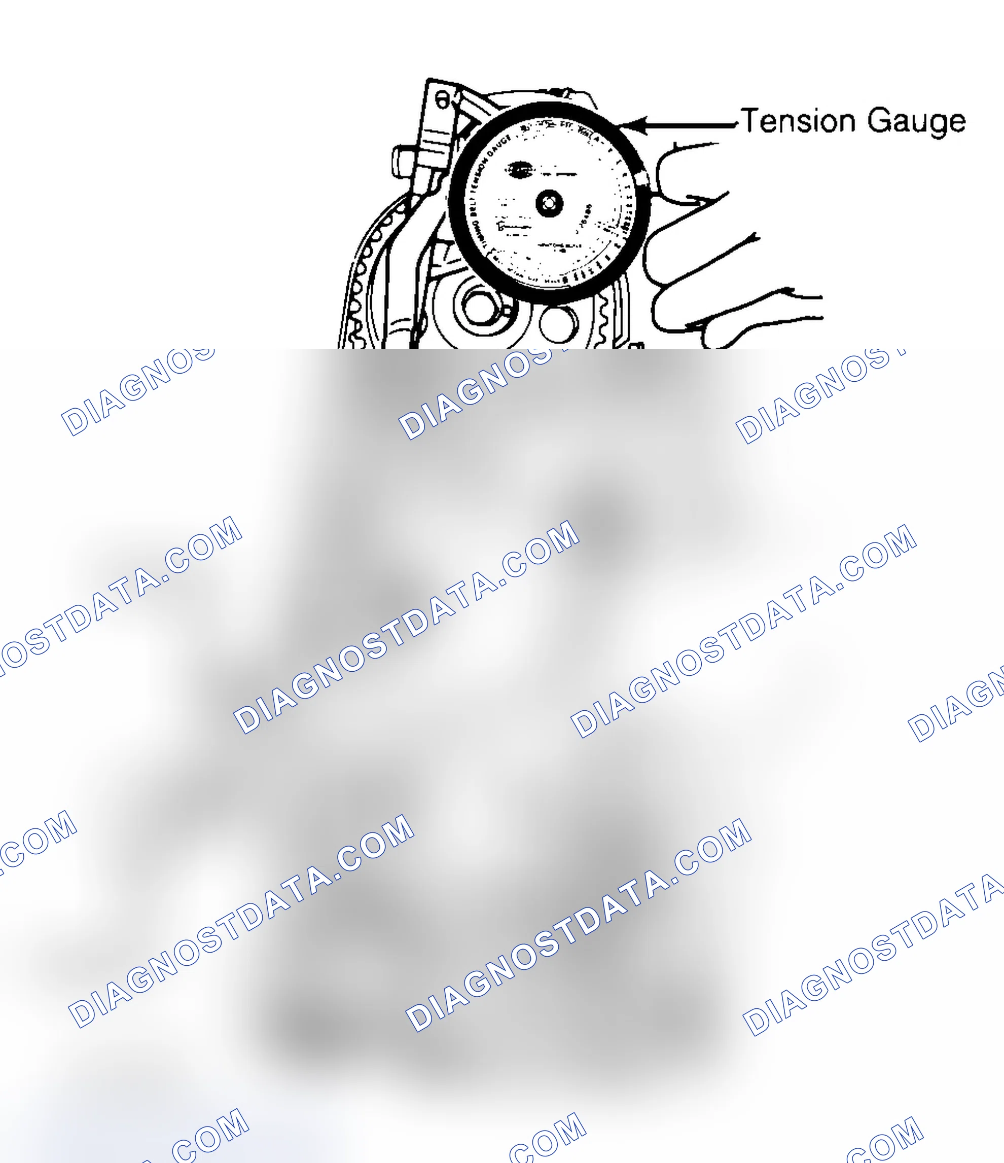 Scheme 28: Adjusting Typical Timing Belt Tension
