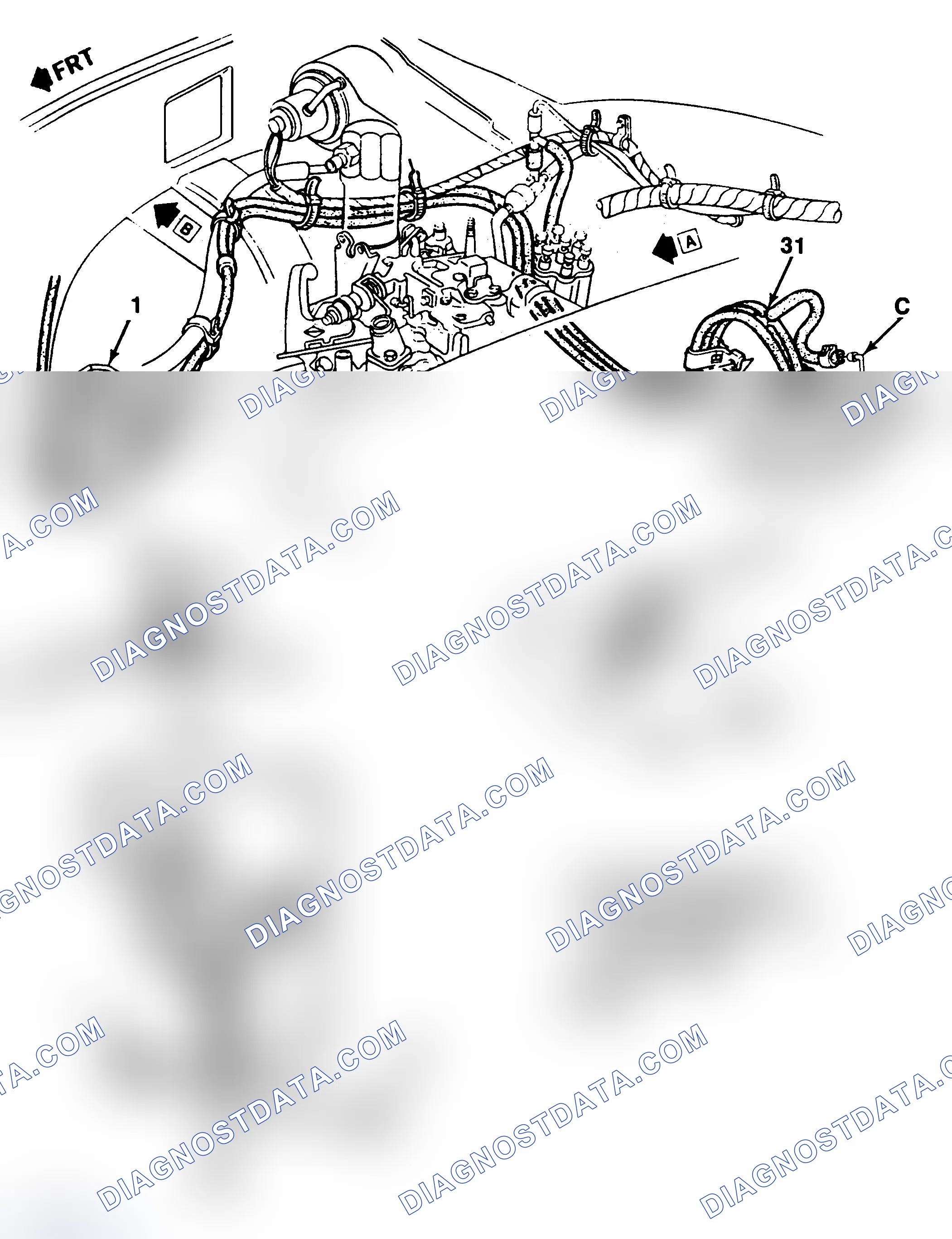 Scheme 62: S10, S15, S/T Blazer & S/T Jimmy 4WD Transfer Case Vacuum Diagram