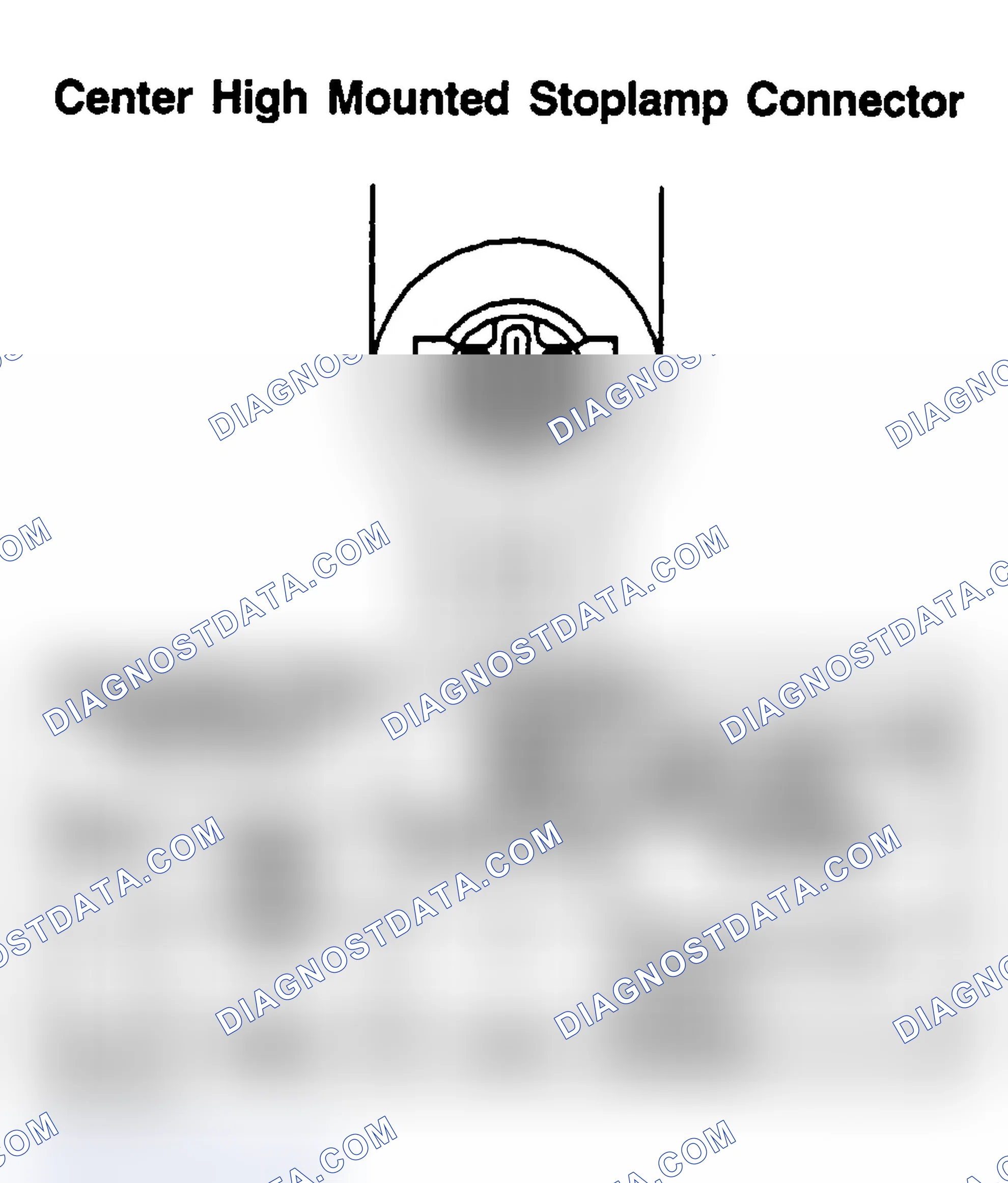 Scheme 130: CENTER HIGH MOUNTED STOPLAMP