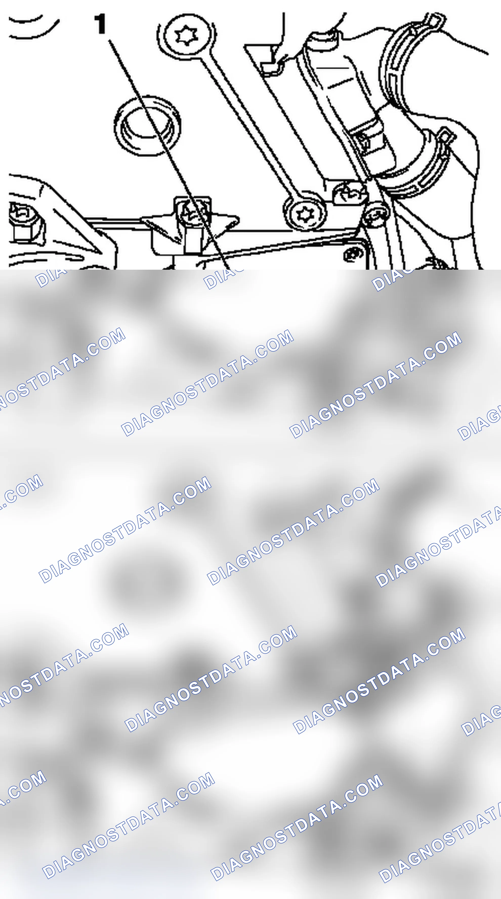 Engine, Lock at 1st Cylinder TDC (Check Engine Timing)