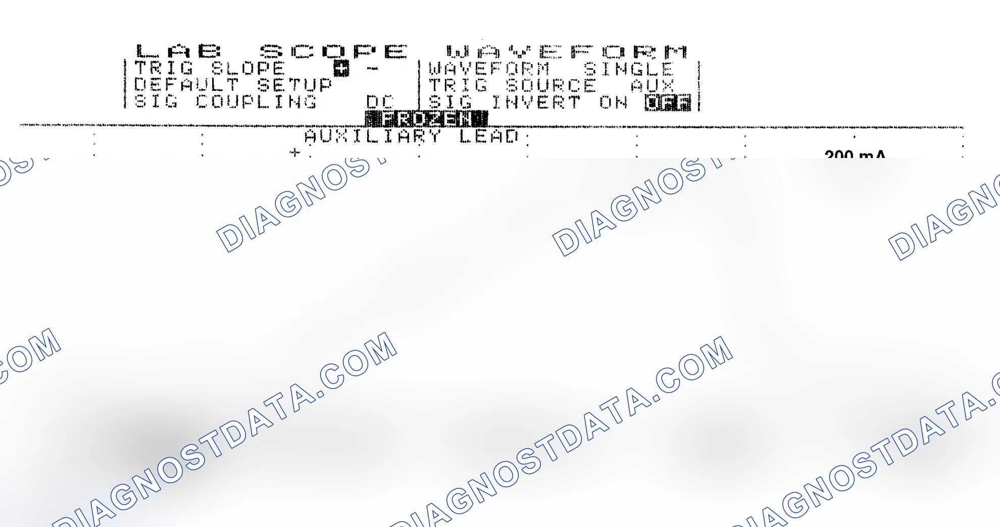 Scheme 13: Single Injector w/Normal Current Flow - Current Pattern