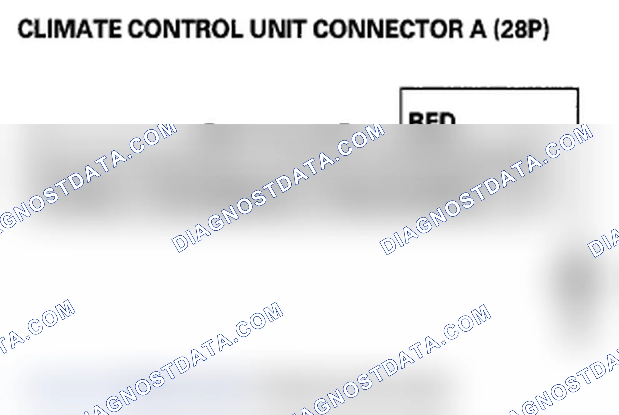 Scheme 25: DTC B121B or DTC indicator H and A/C ON: A Short in the Mode Control Motor Circuit