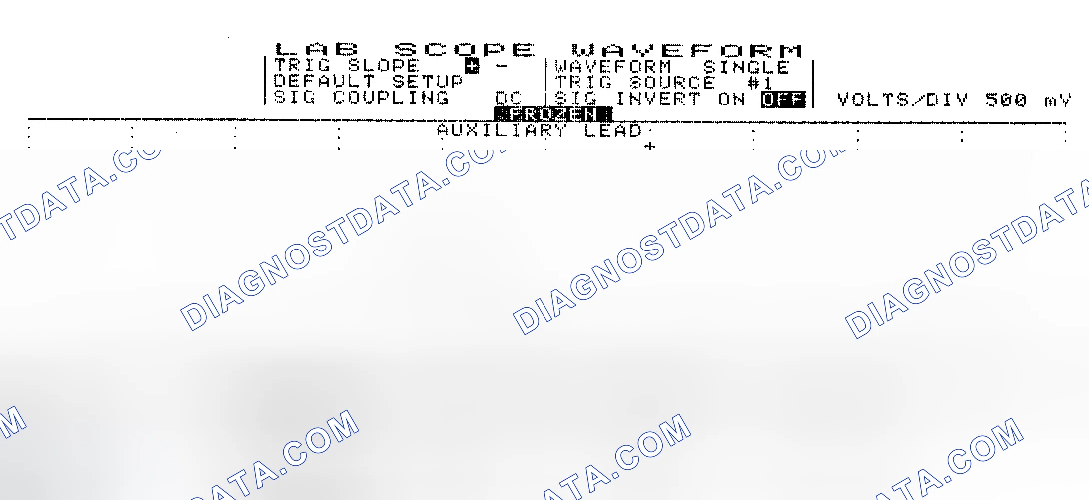 Scheme 10: Single Injector w/Excessive Current Flow - Current Pattern