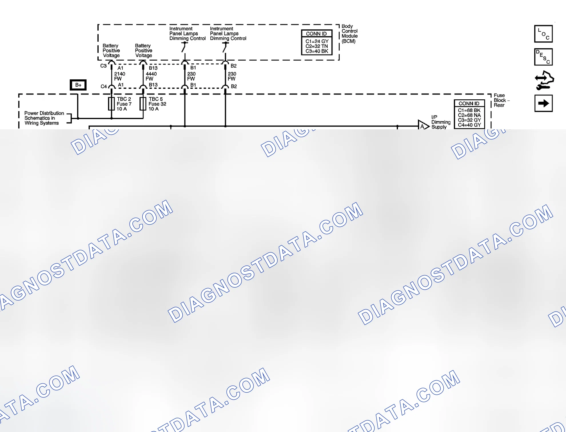 Scheme 19: Interior Lights Dimming Schematics