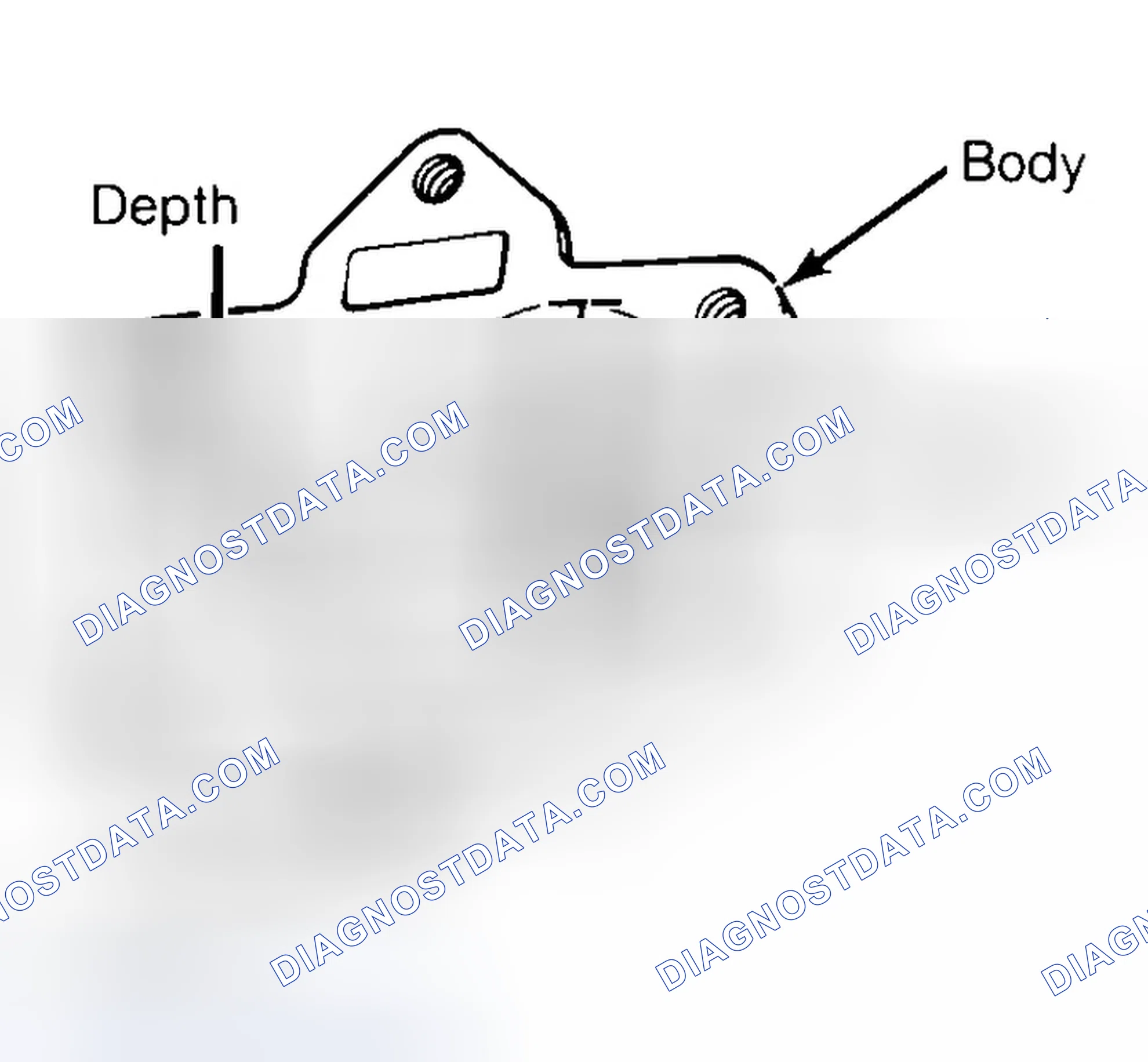Scheme 35: Measuring Oil Pump Gear Cavity