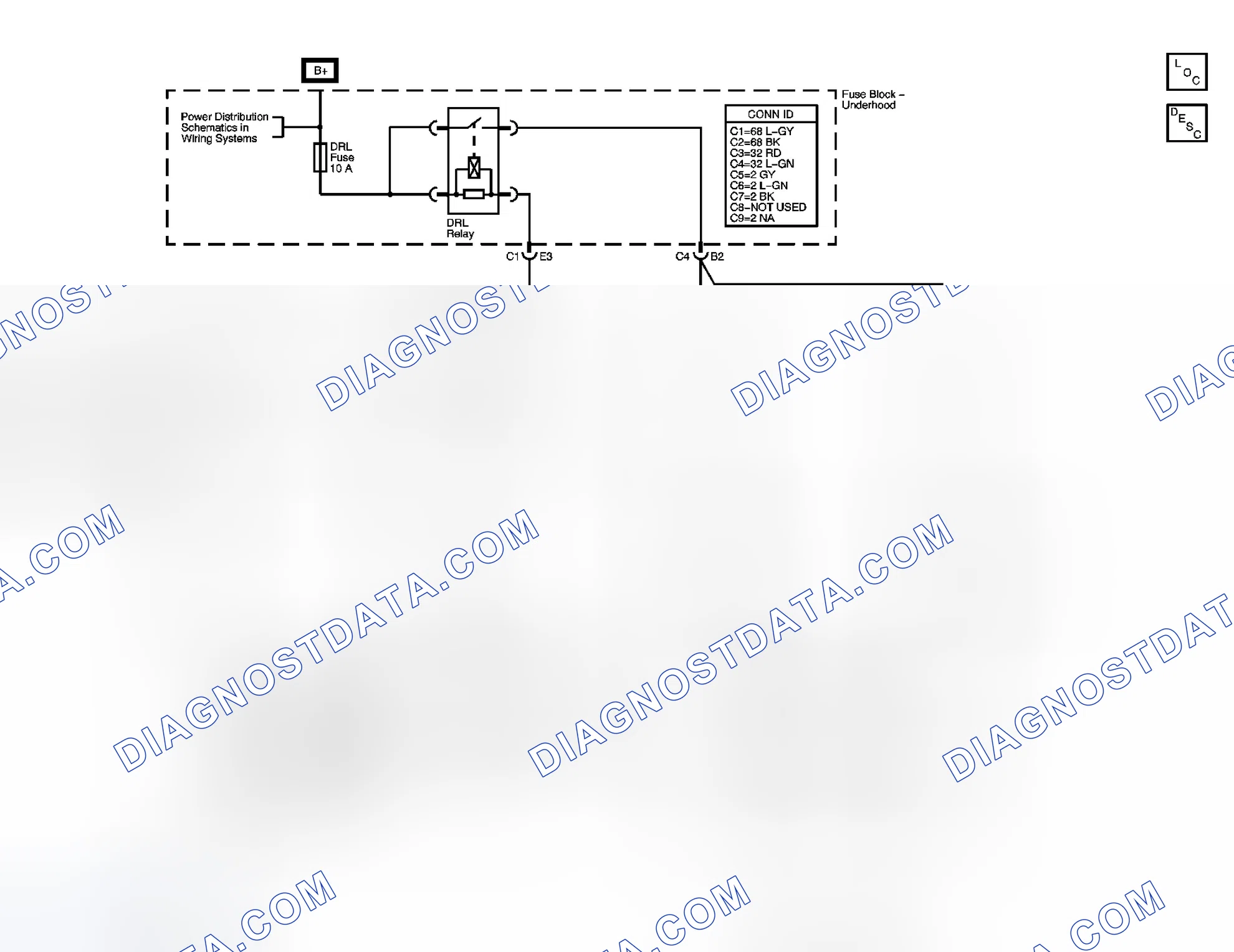 Scheme 3: Headlights/Daytime Running Lights (DRL) Schematics