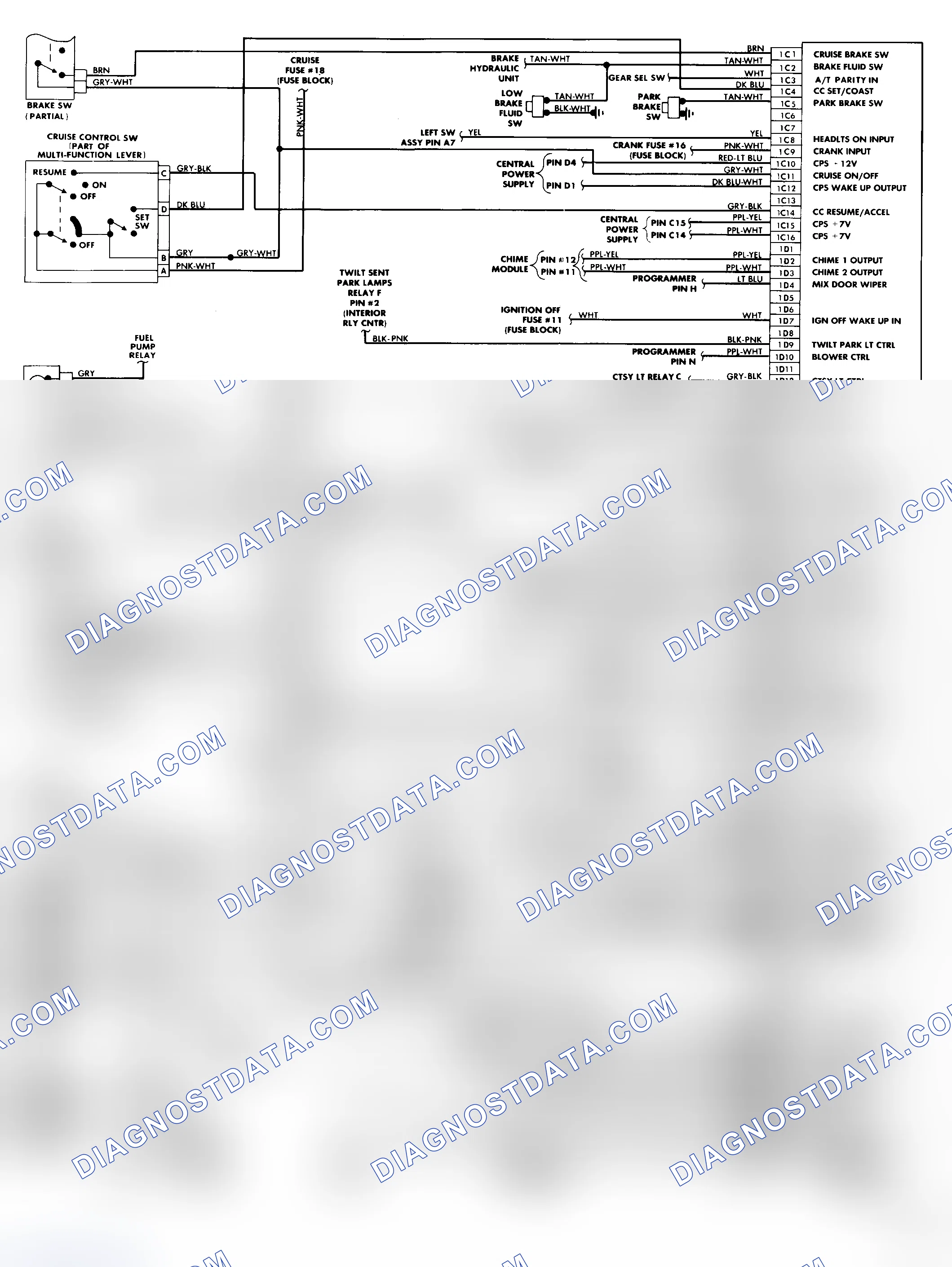 Scheme 74: BCM Wiring Diagram
