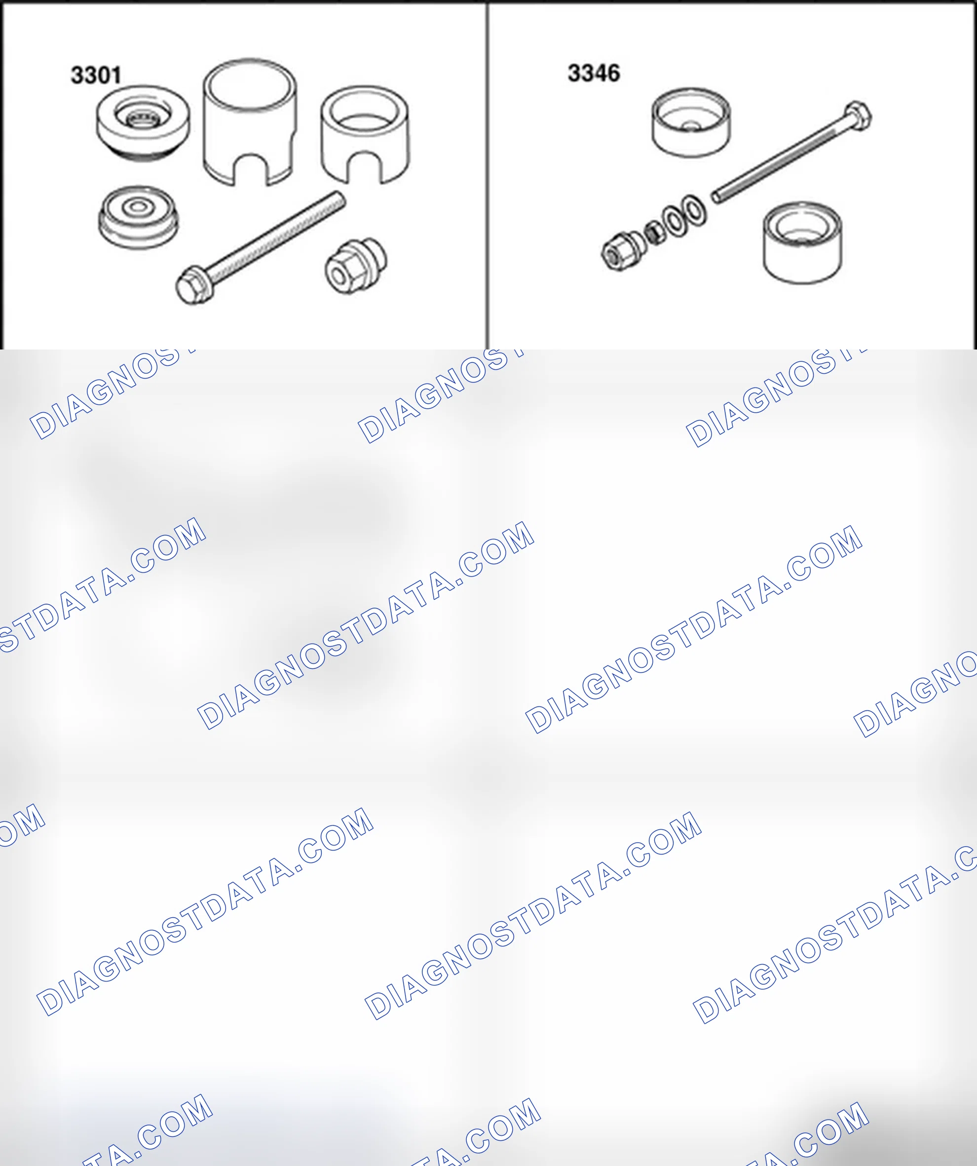 Scheme 87: Control link bushings, replacing