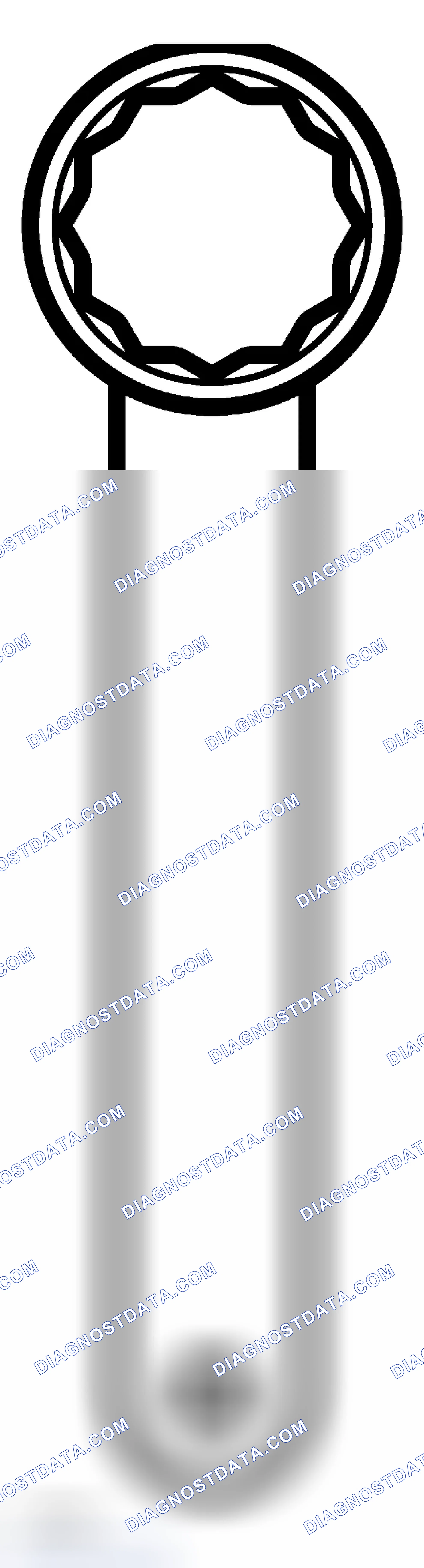Scheme 772: 83 94 983 Adjusting wrench, camshaft belt, V6