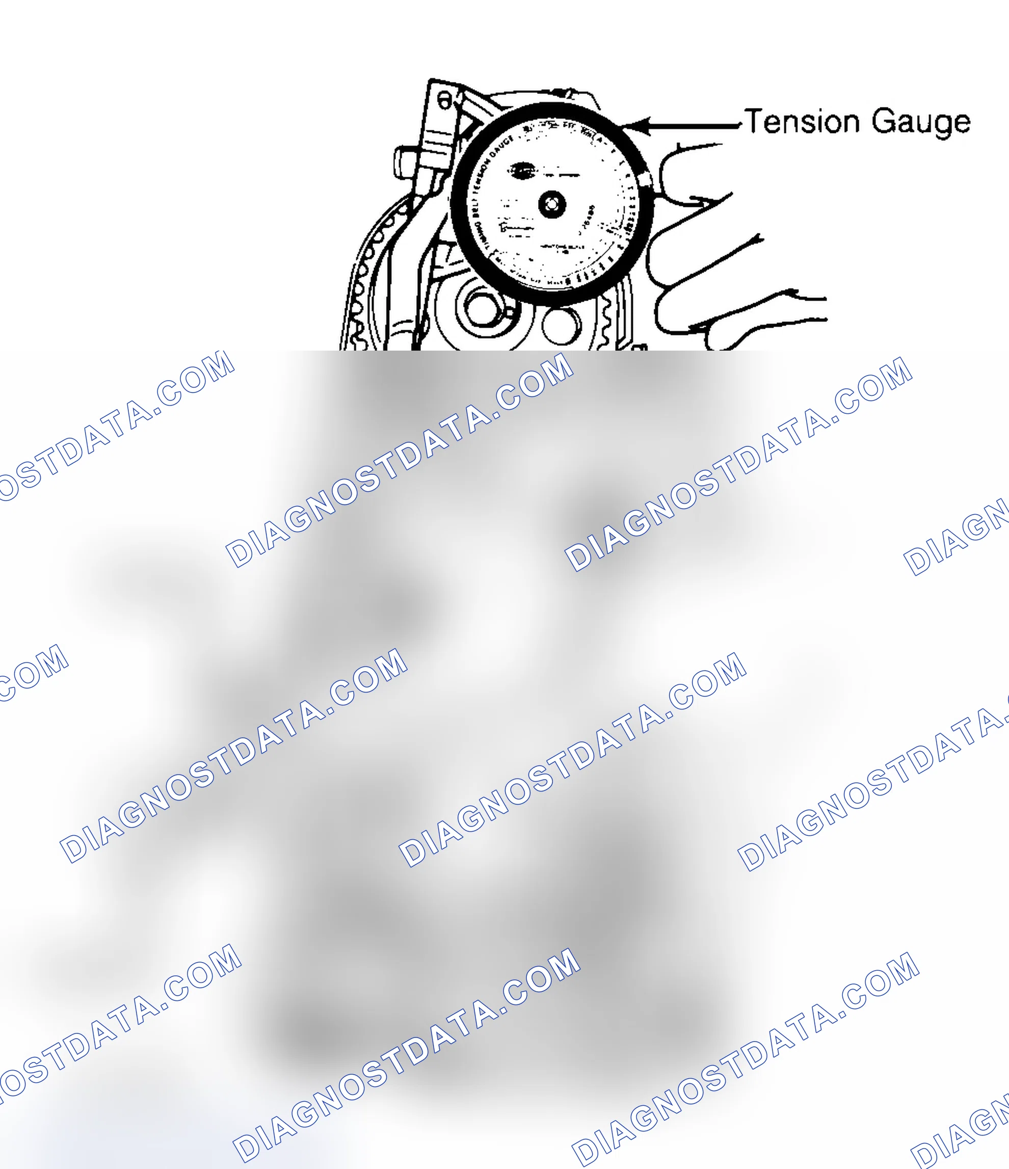 Scheme 28: Adjusting Typical Timing Belt Tension