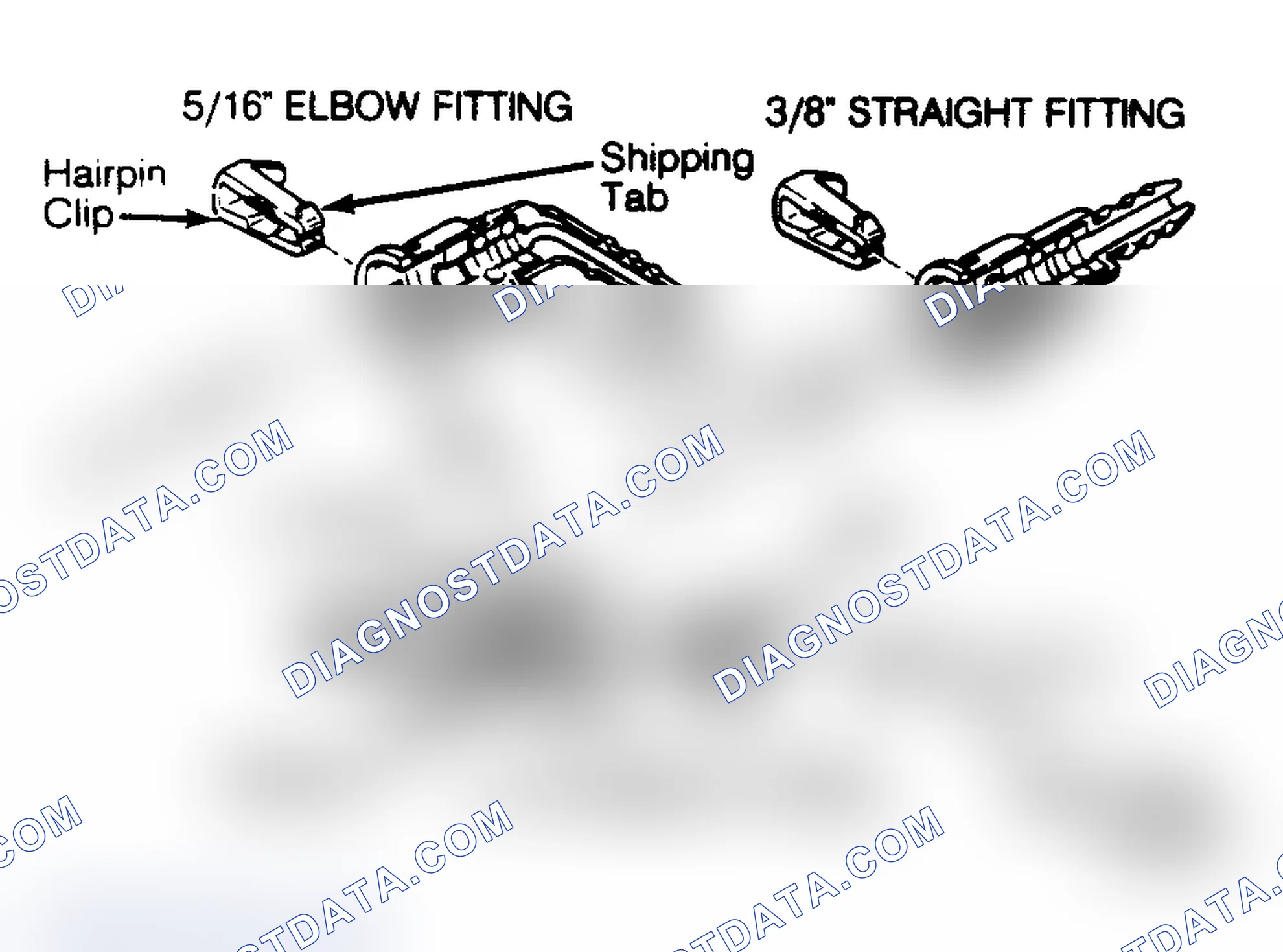 Scheme 8: Removal & Installation (3/8" Straight & 5/16" Elbow Fittings)