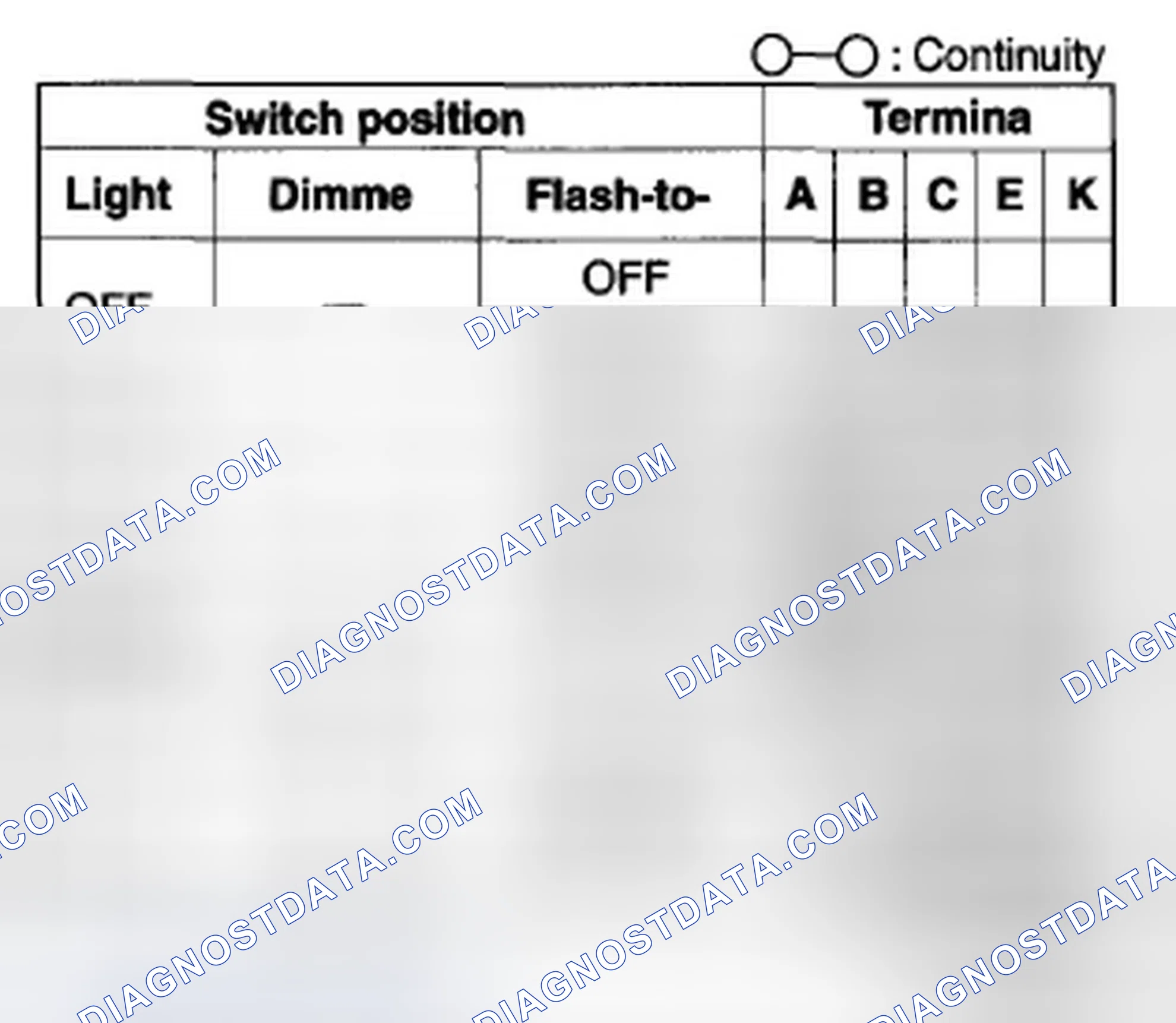 Scheme 24: LIGHT SWITCH INSPECTION