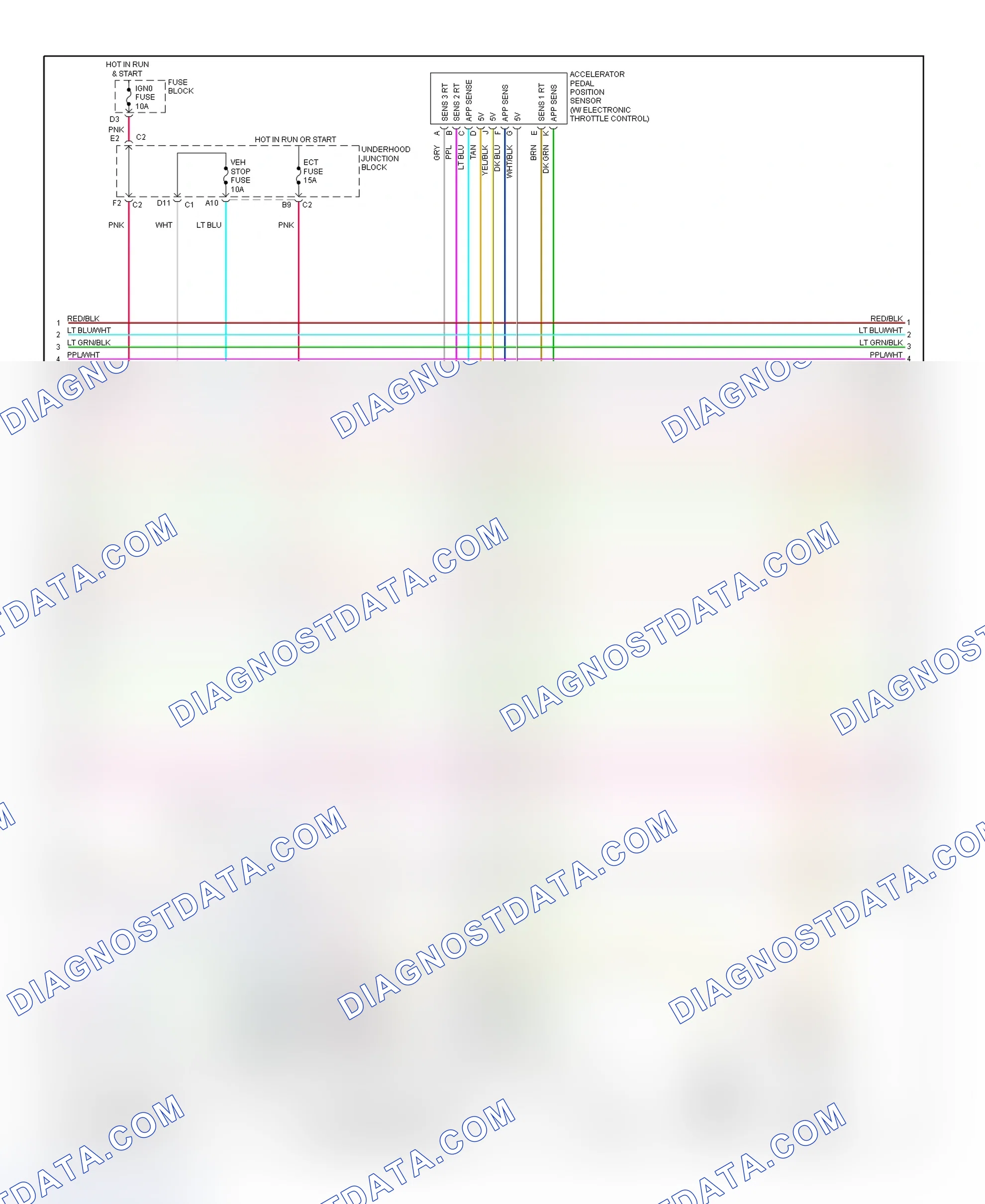 Scheme 176: PCM Wiring Diagram (Sierra, Silverado, Suburban, Tahoe, Yukon & Yukon XL - 4.8L & 5.3L - Except Canadian Built - 4 Of 5)