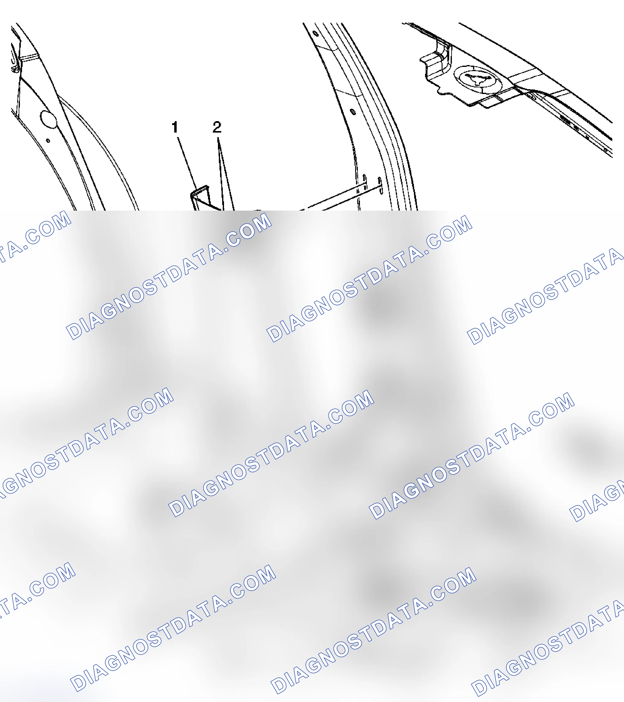 Scheme 11: Garnish Molding Replacement - Center Pillar Lower
