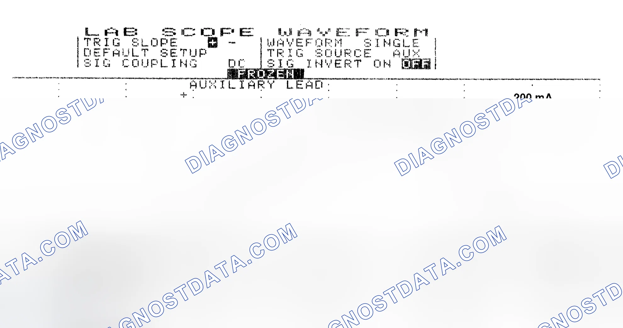 Scheme 13: Single Injector w/Normal Current Flow - Current Pattern
