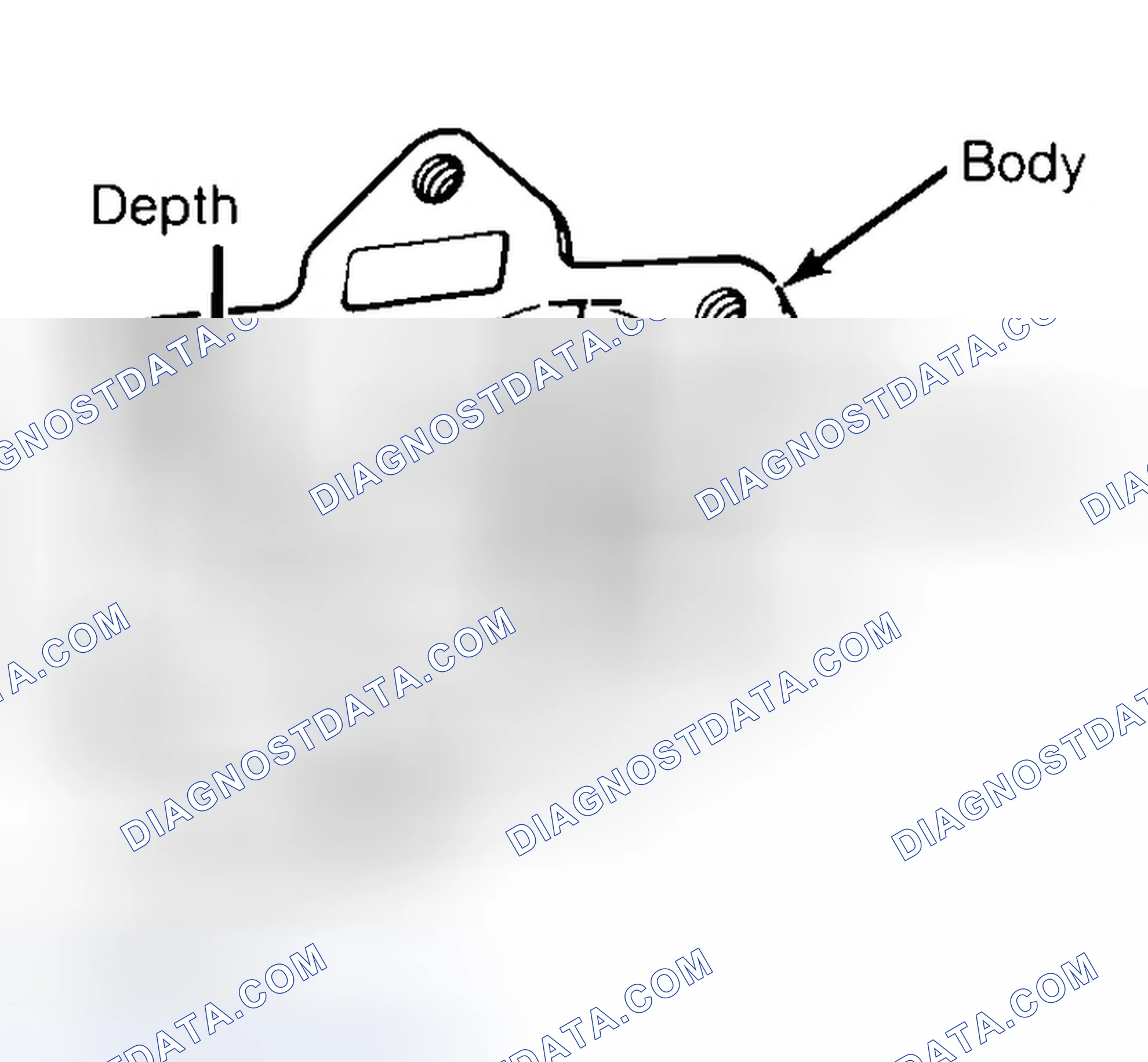 Scheme 35: Measuring Oil Pump Gear Cavity