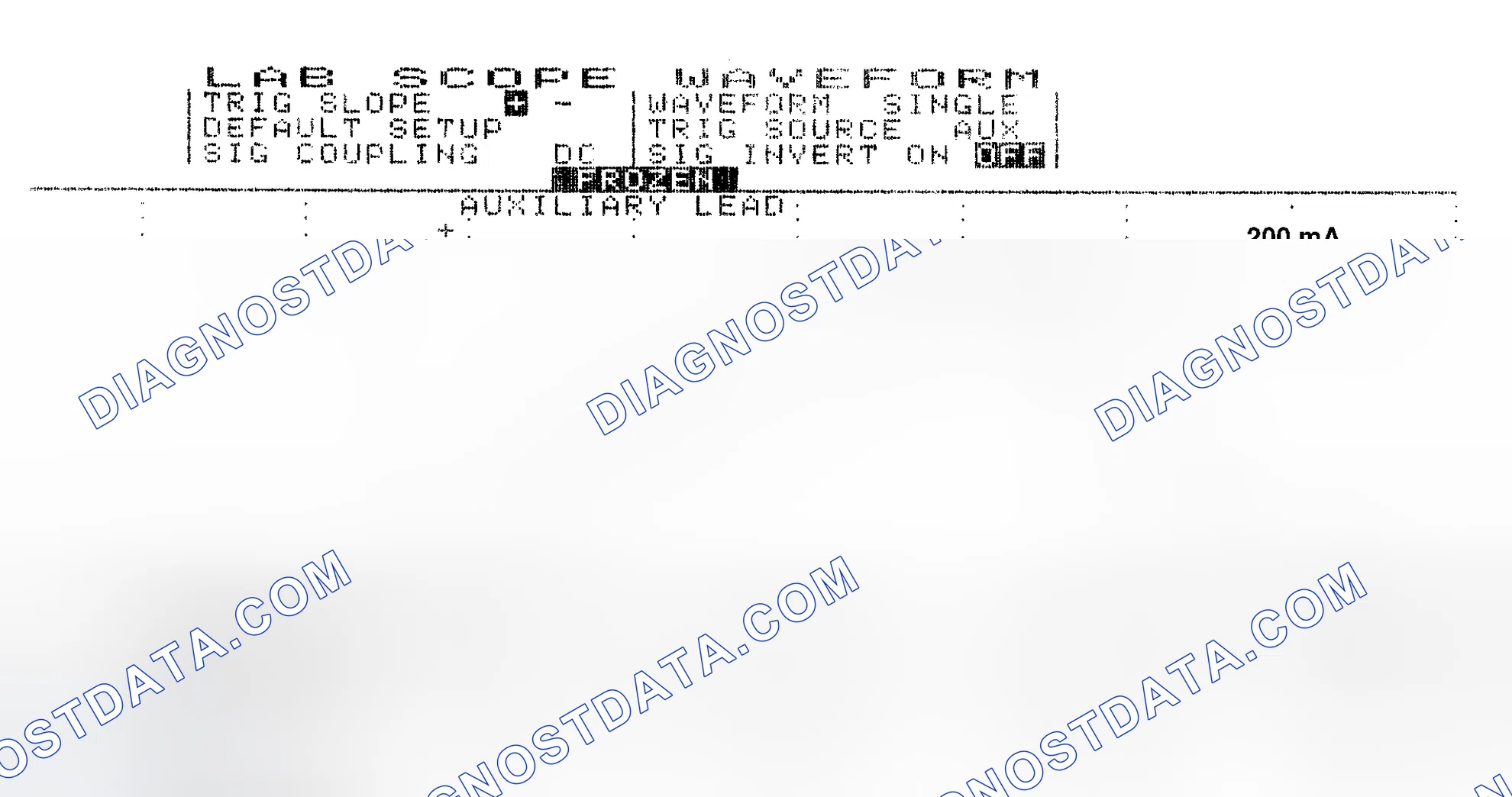 Scheme 13: Single Injector w/Normal Current Flow - Current Pattern