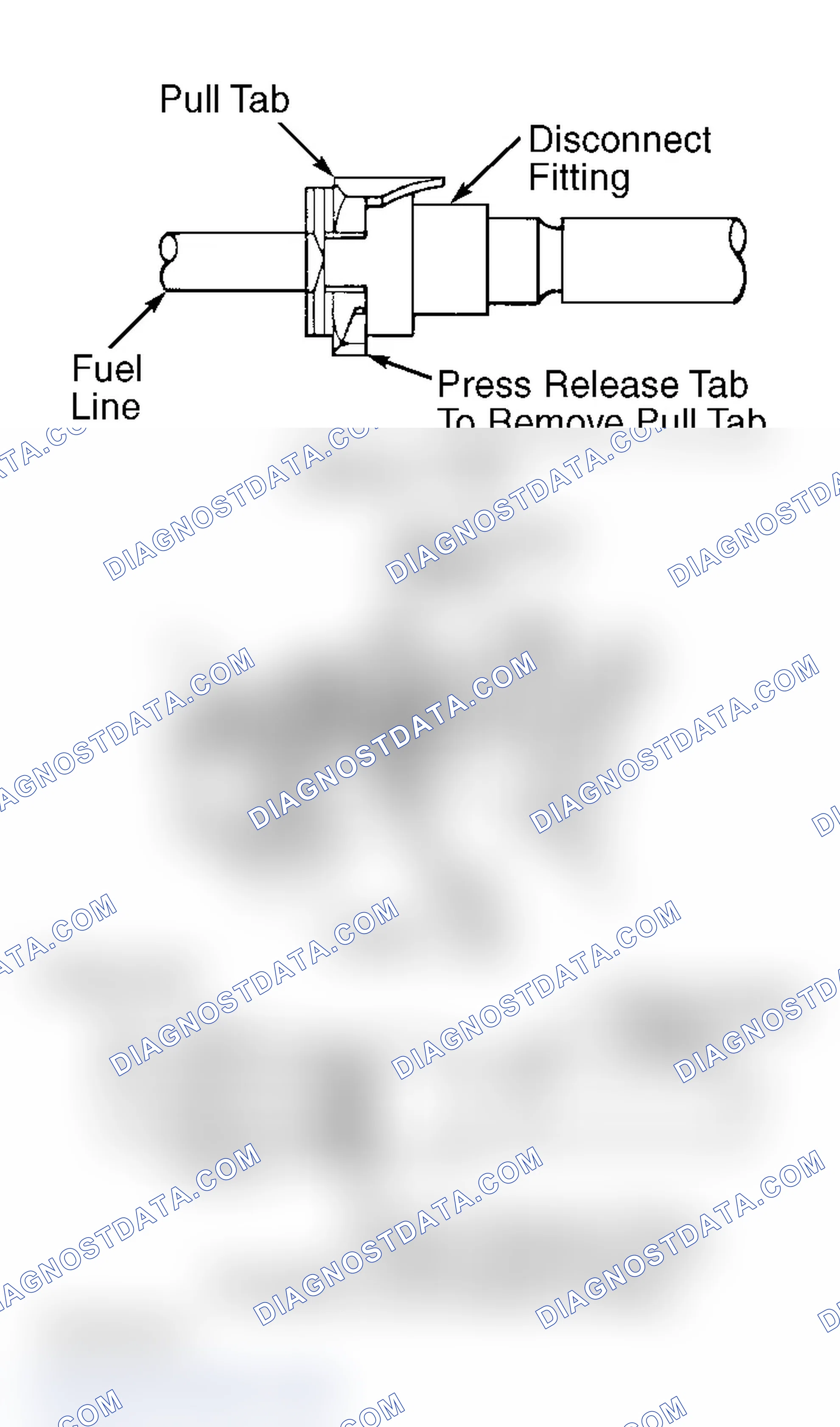 Scheme 42: FUEL LINE DISCONNECT FITTINGS