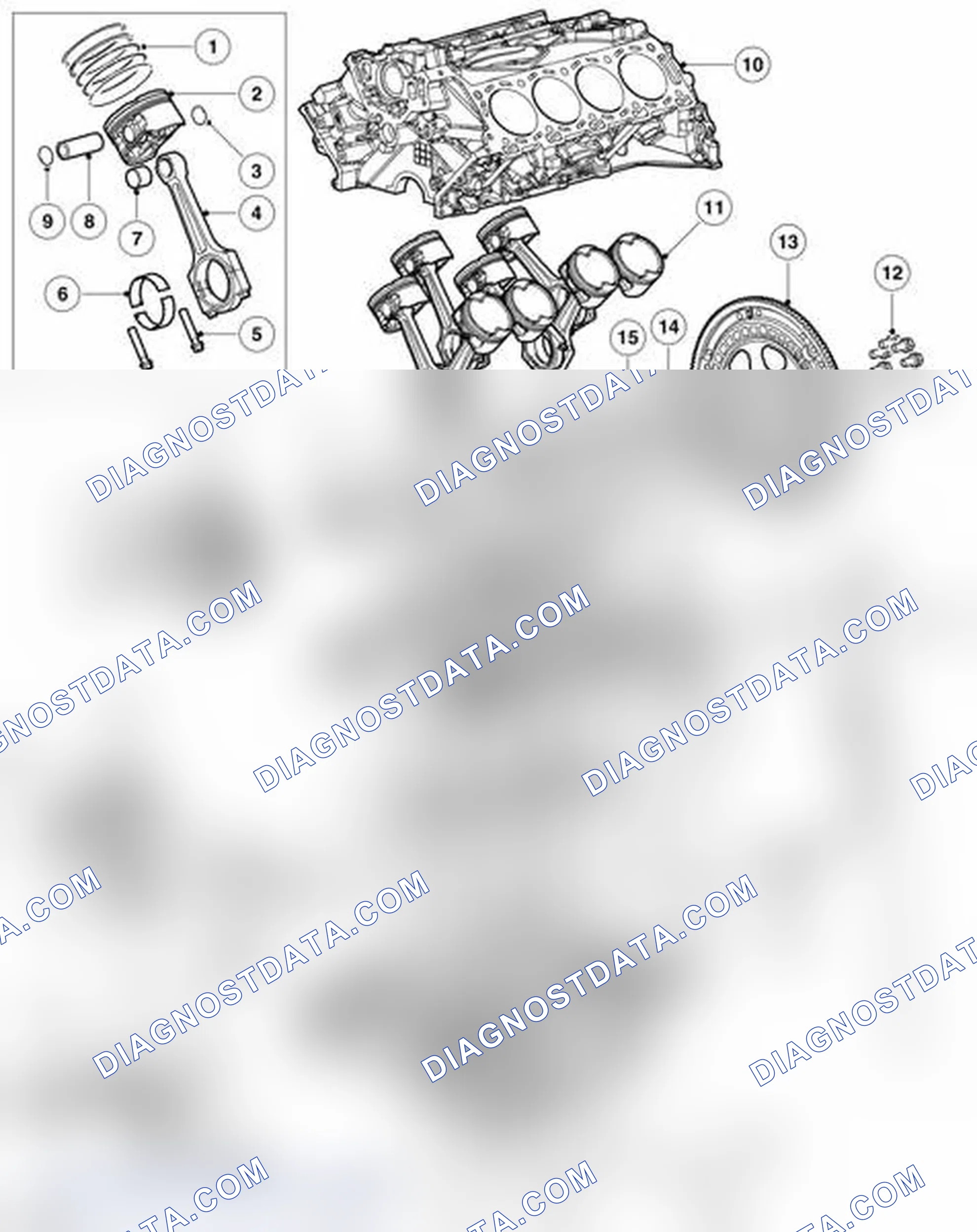 Scheme 17: CYLINDER BLOCK COMPONENTS