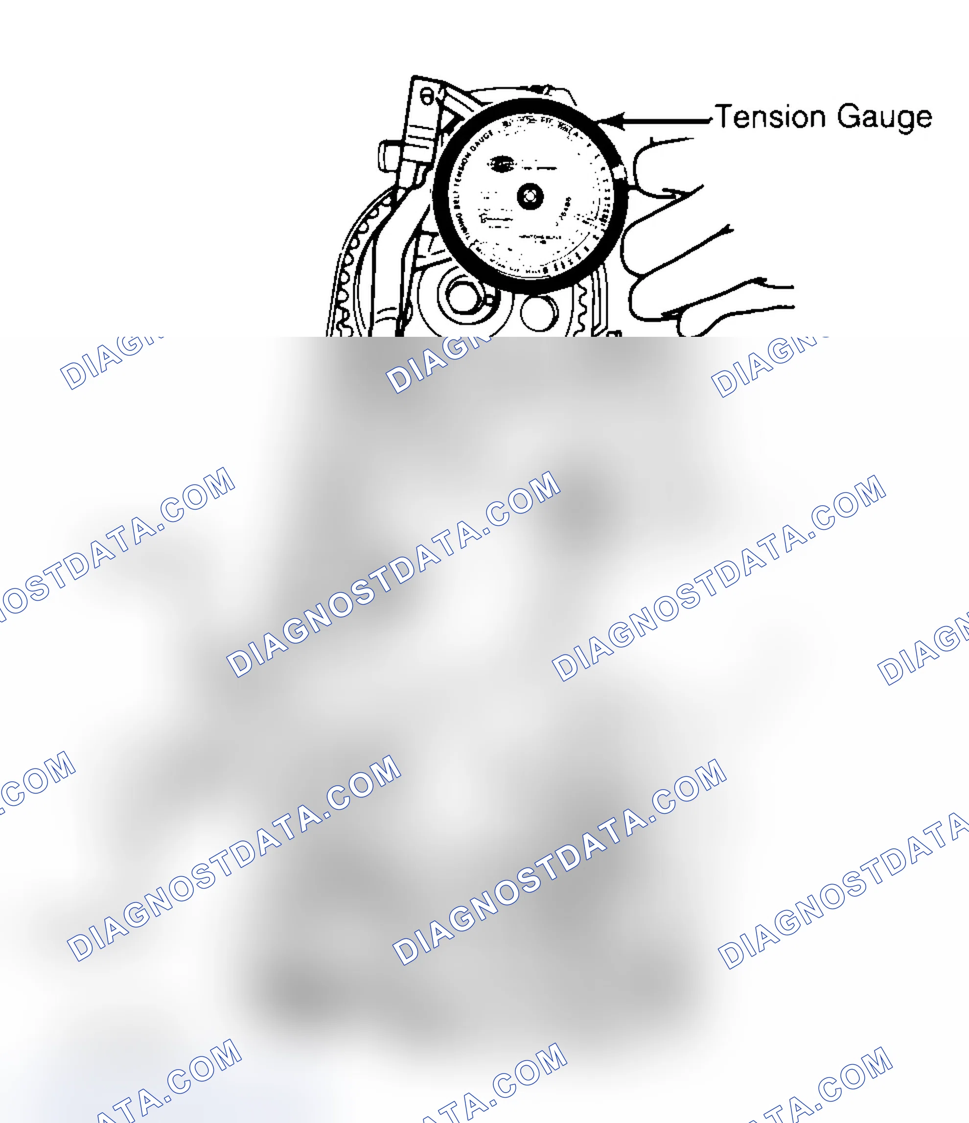 Scheme 28: Adjusting Typical Timing Belt Tension