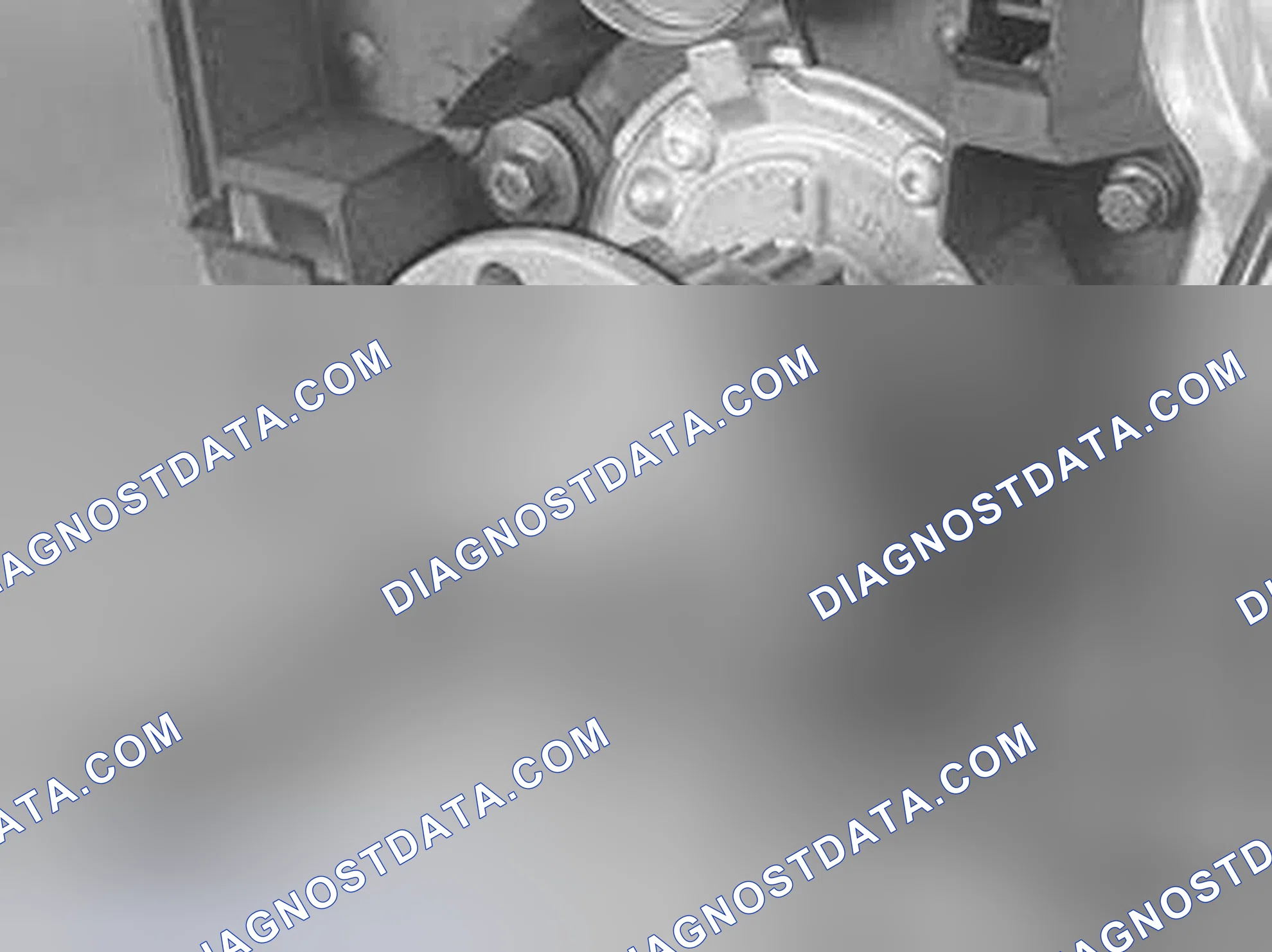 Scheme 837: REMOVING THE CRANKSHAFT PULLEY