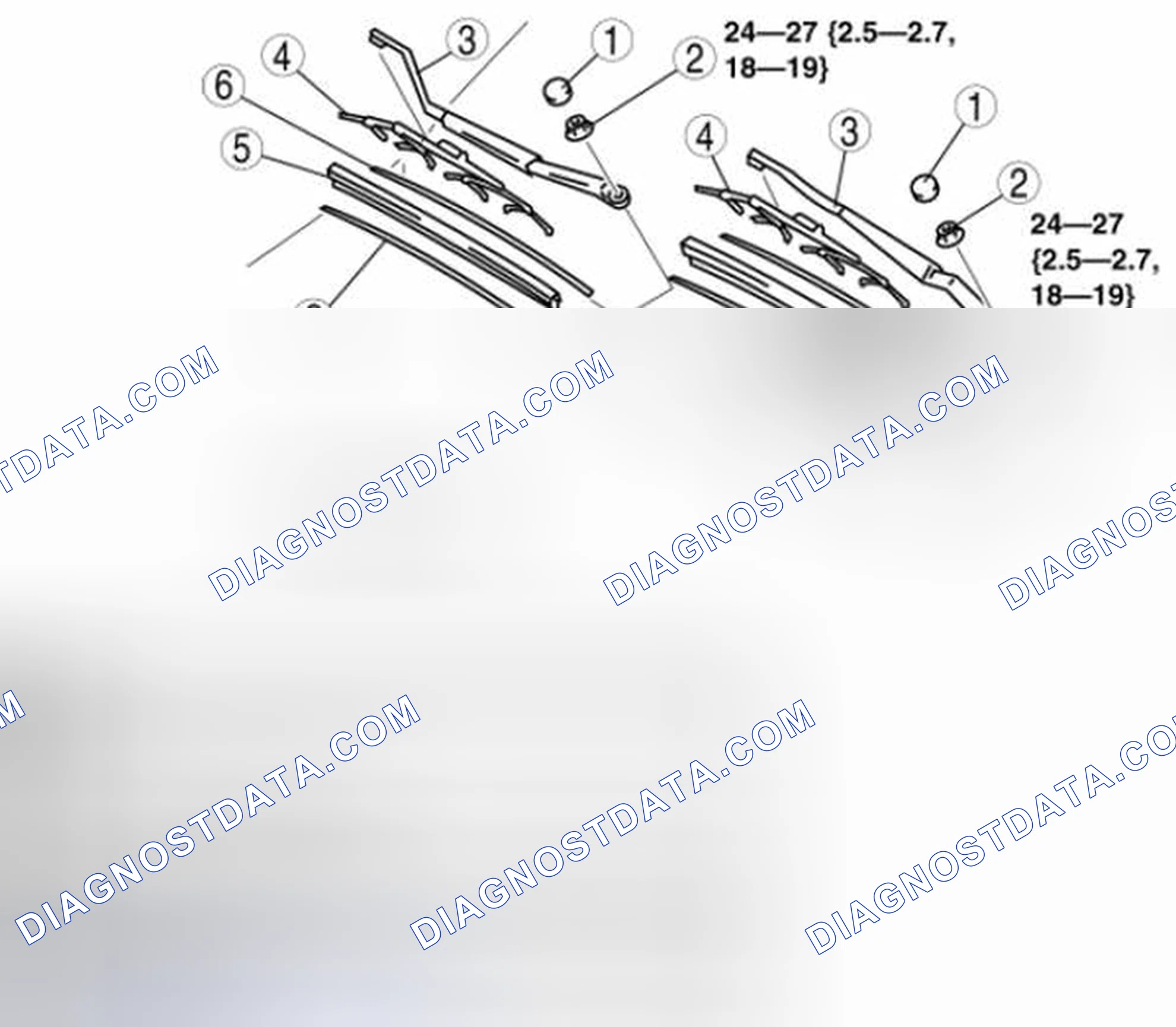 Scheme 2: WINDSHIELD WIPER ARM AND BLADE REMOVAL/INSTALLATION
