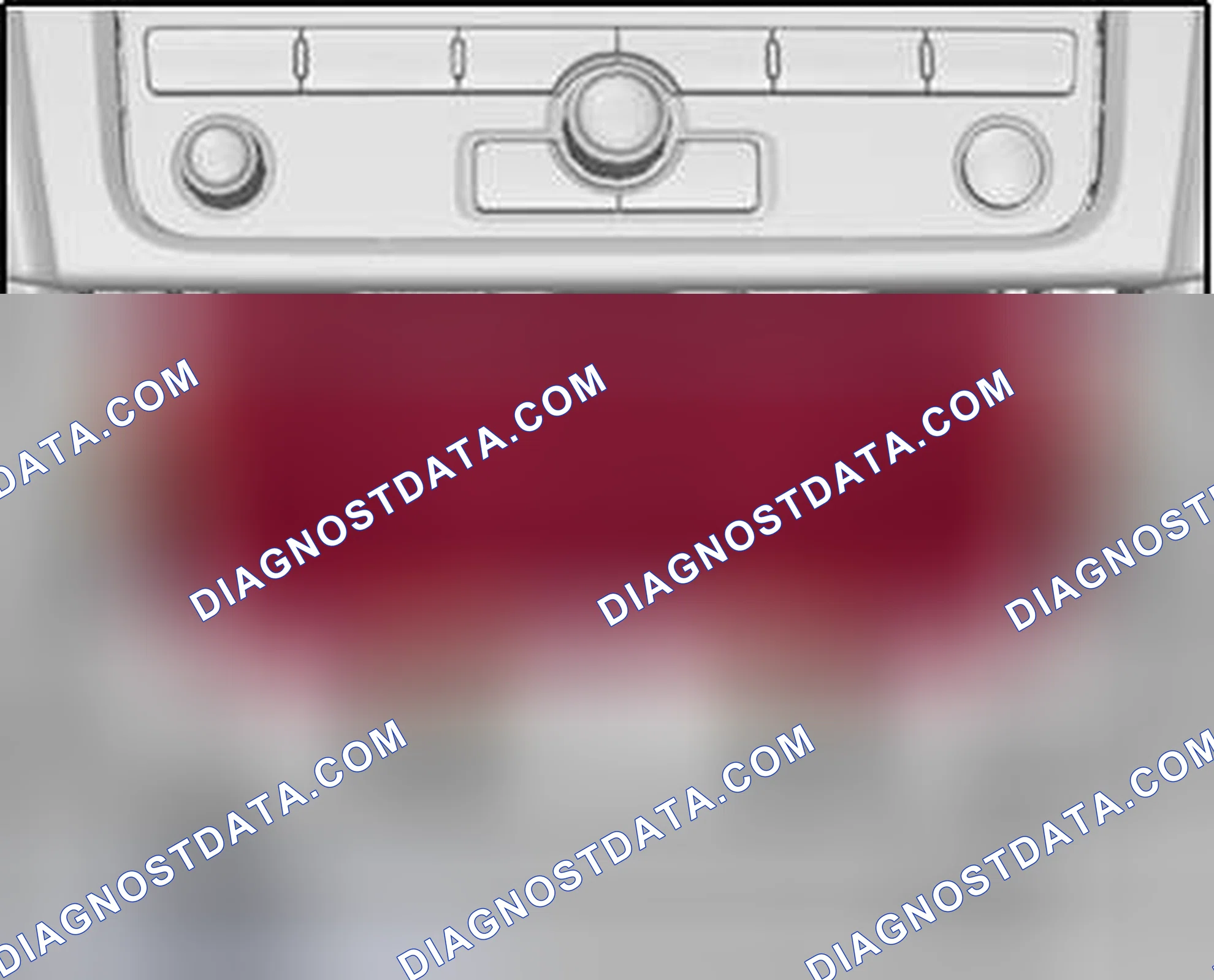 Scheme 104: DISPLAY AND CONTROL UNIT, CLIMATRONIC