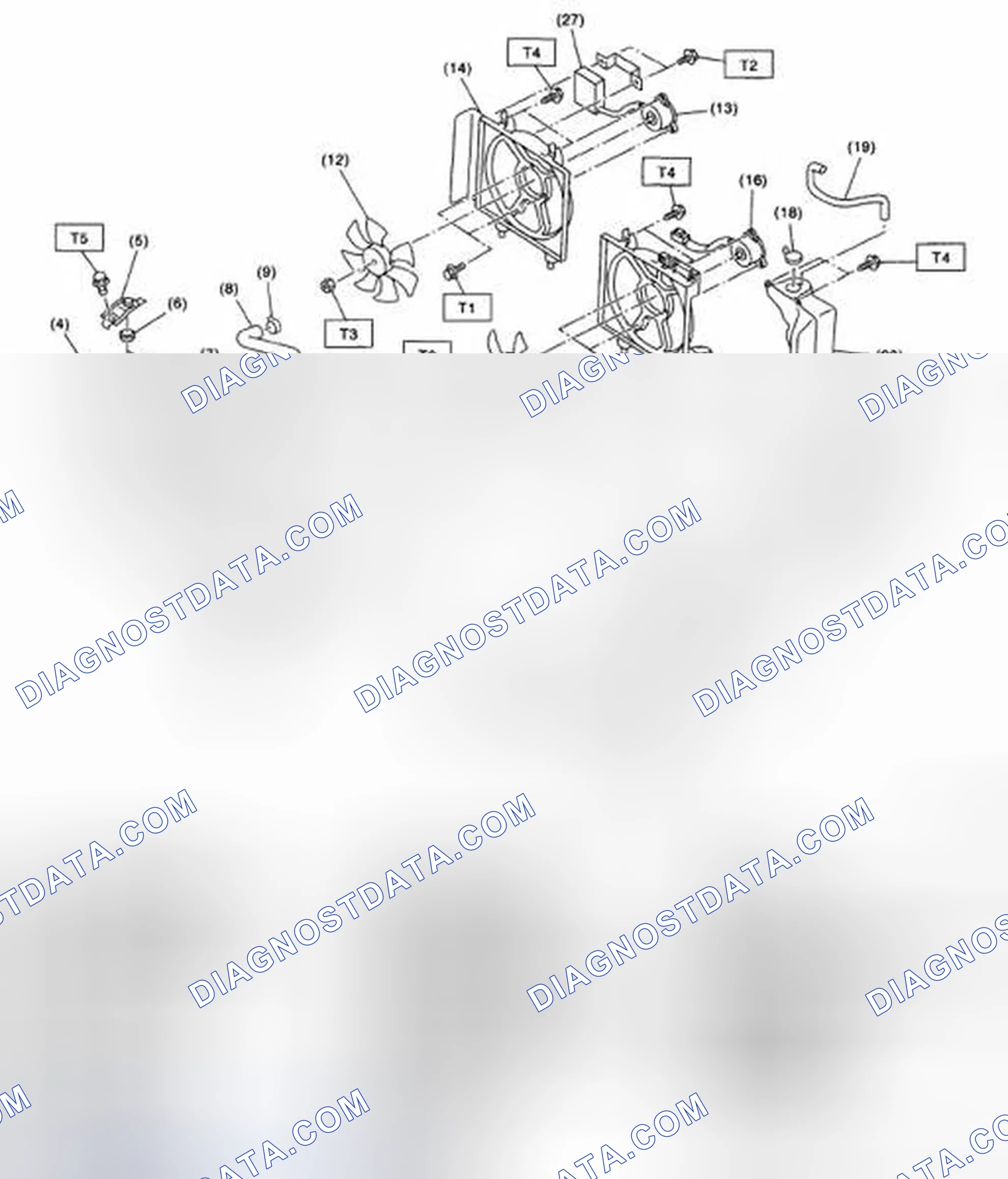 Scheme 101: RADIATOR AND RADIATOR FAN