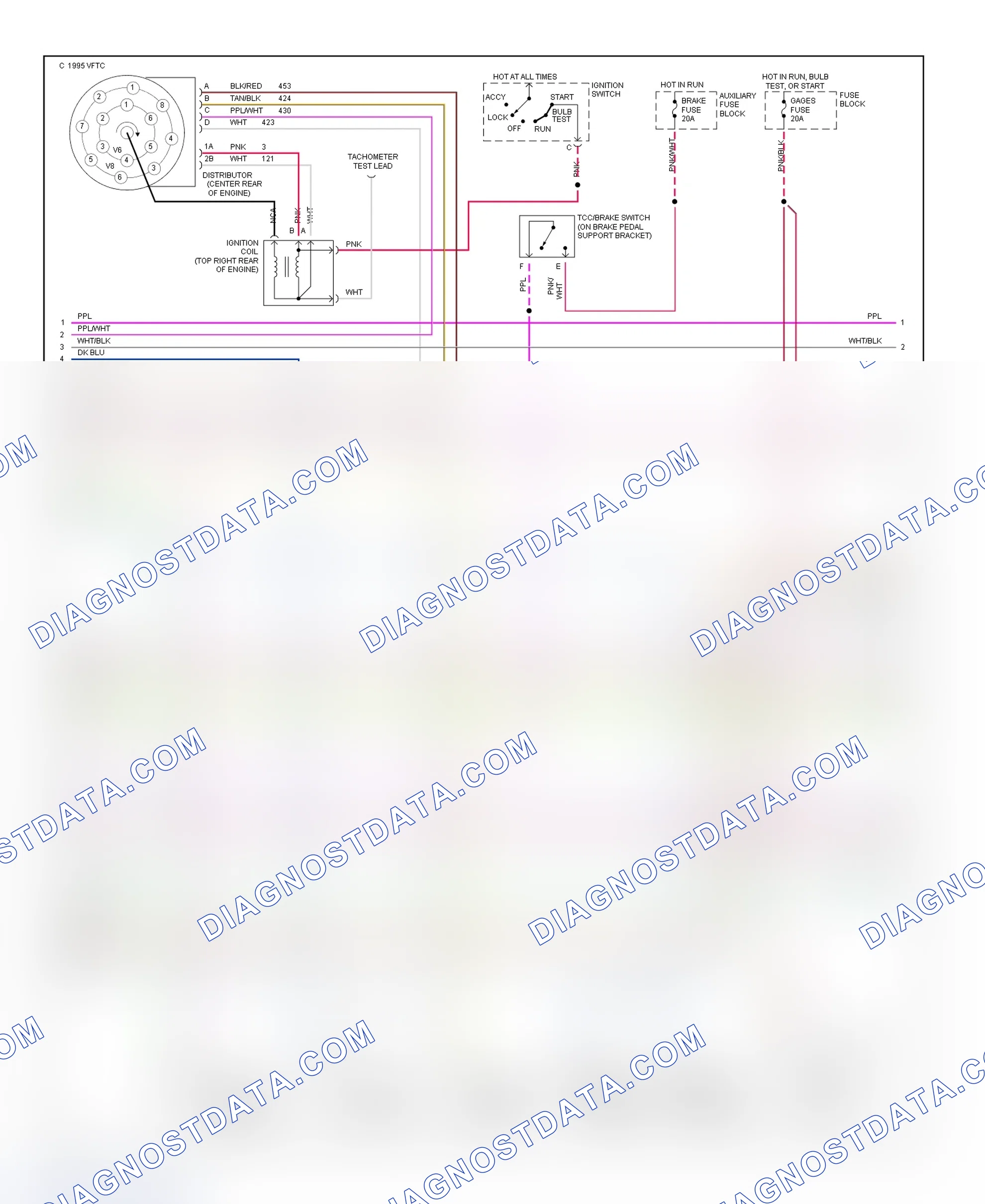 Scheme 24: Wiring Diagram (Van - 4.3L With 4L60-E - 2 Of 3)