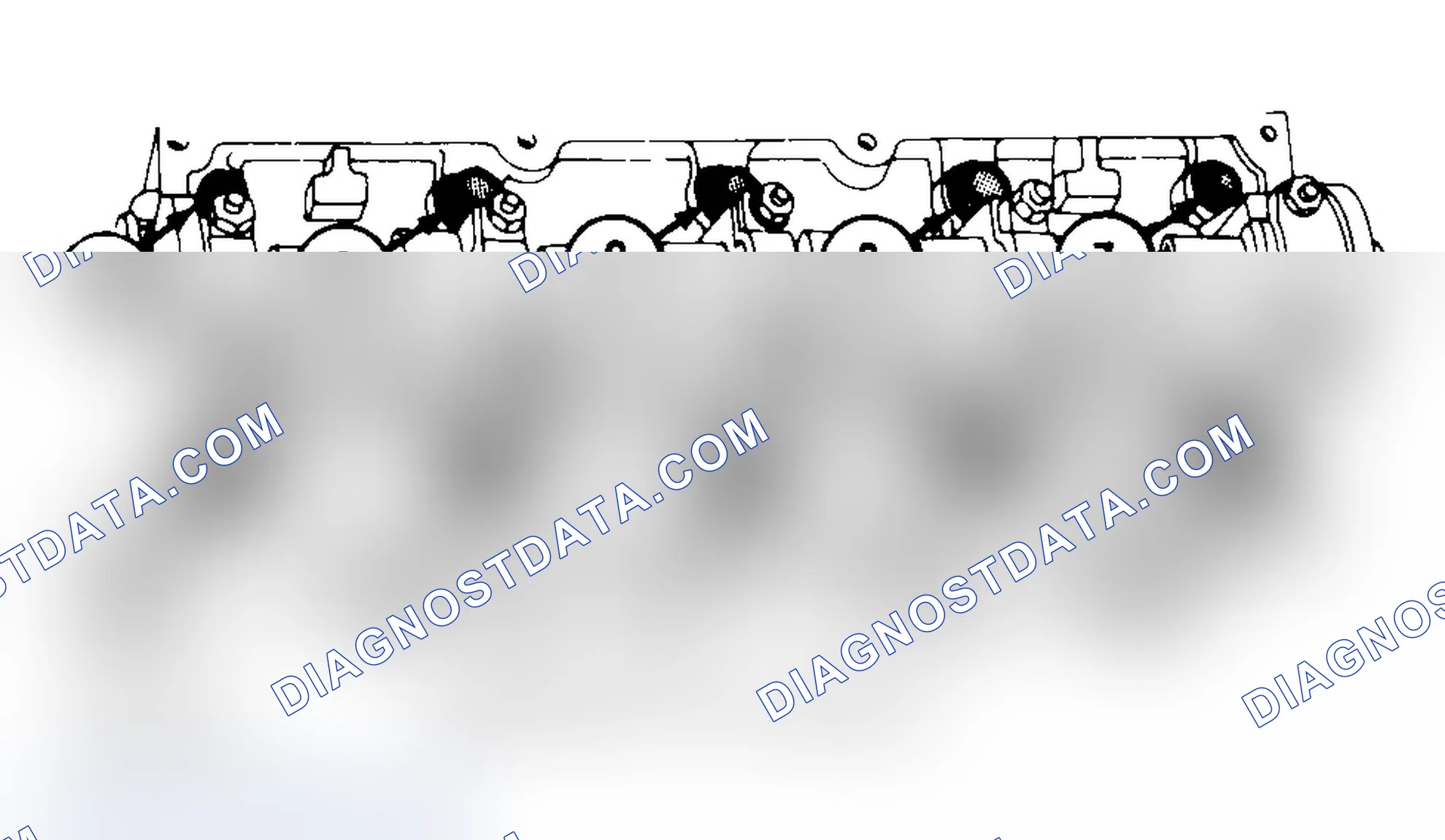 Scheme 7: Typical Cylinder Head Tightening or Loosening Sequence