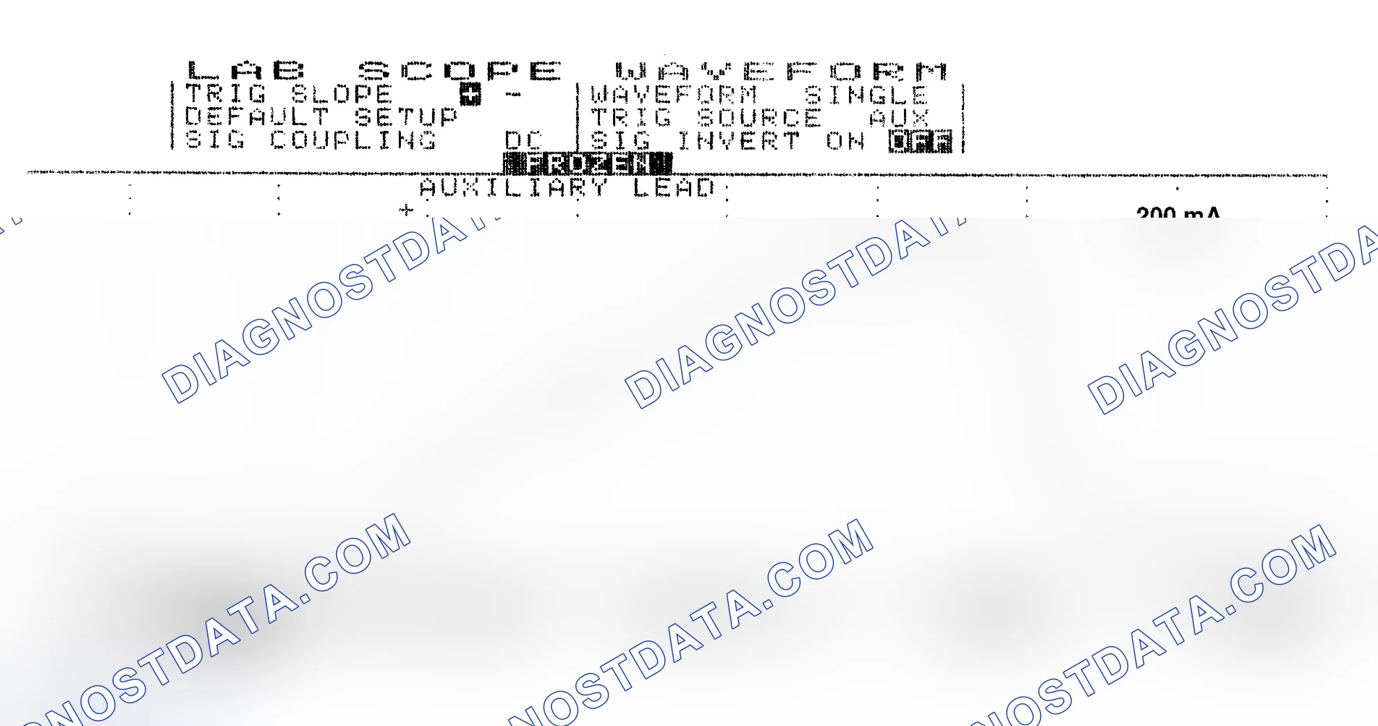 Scheme 13: Single Injector w/Normal Current Flow - Current Pattern