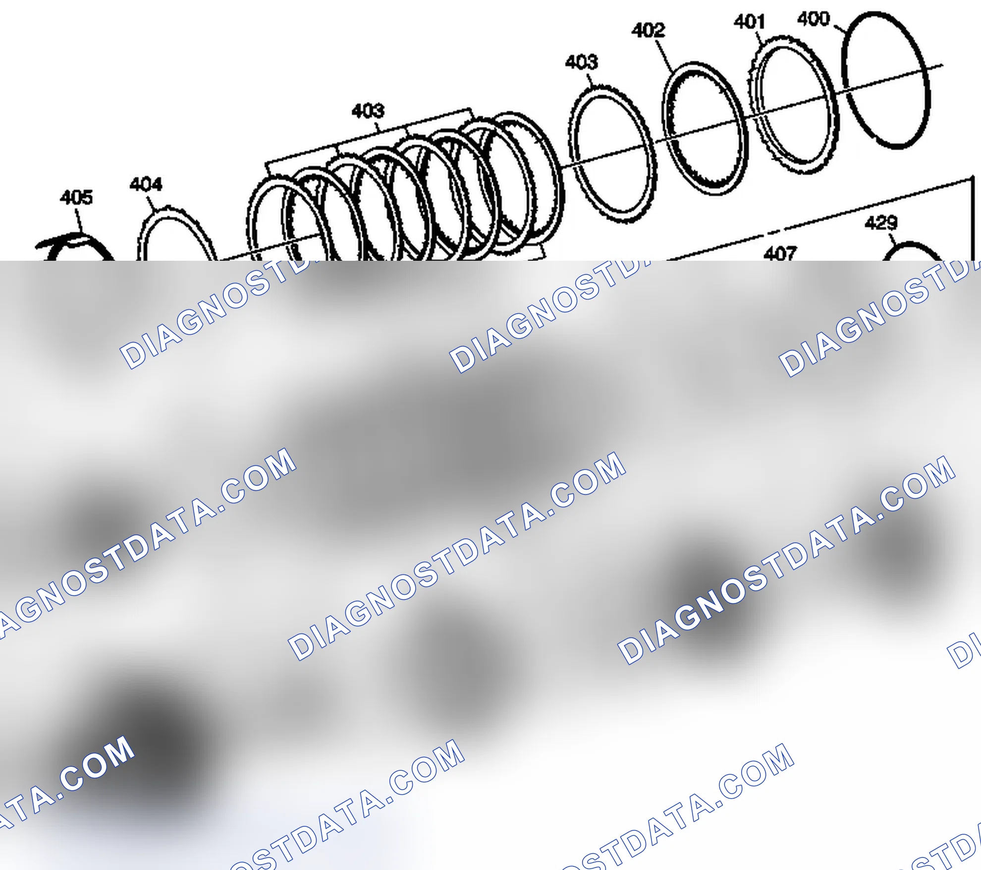 Scheme 229: 1-2-3-4 and 3-5 Reverse Clutch Assembly